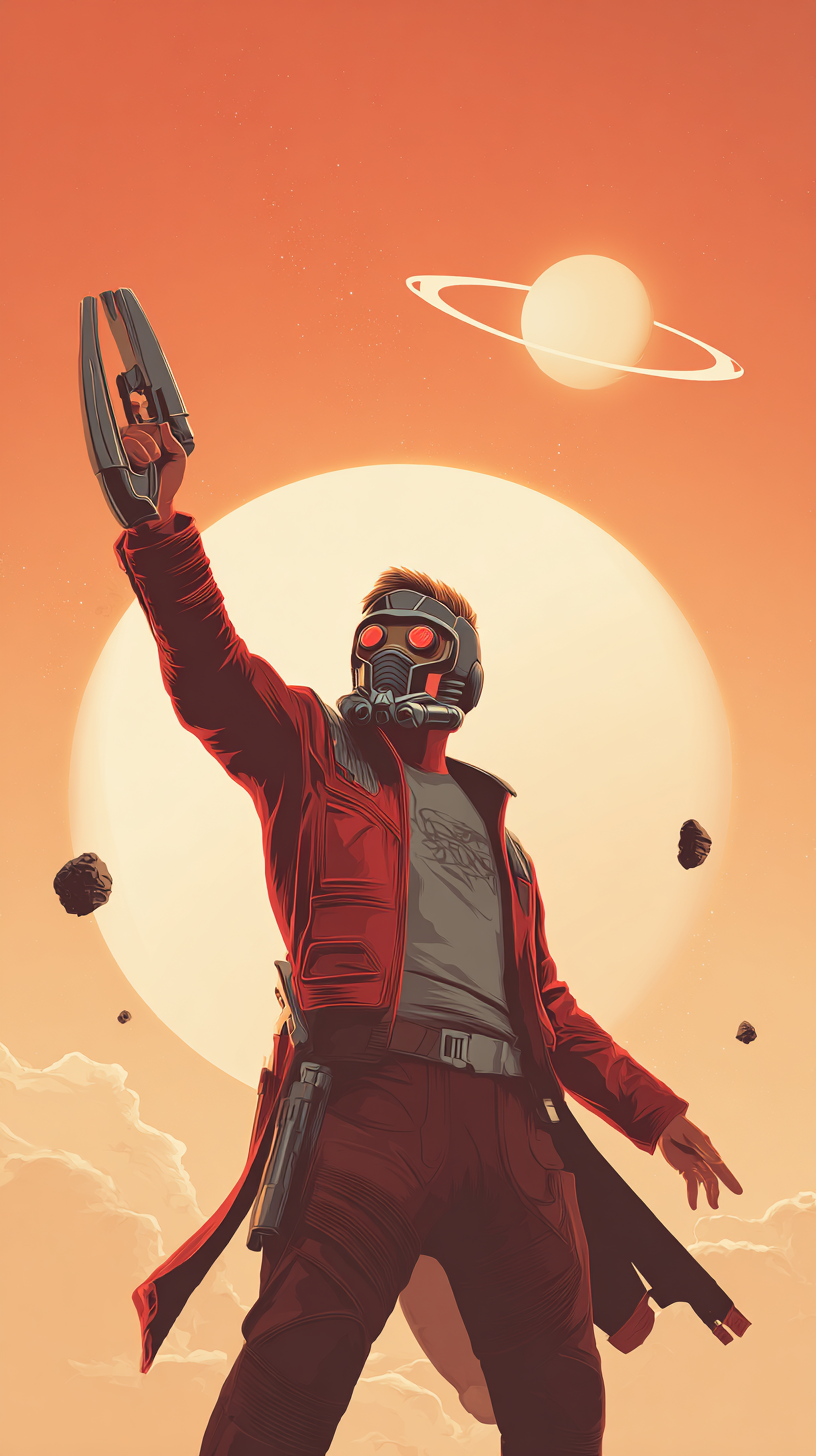 fond d'écran Star Lord pour tablette android gratuit télécharger gratuit