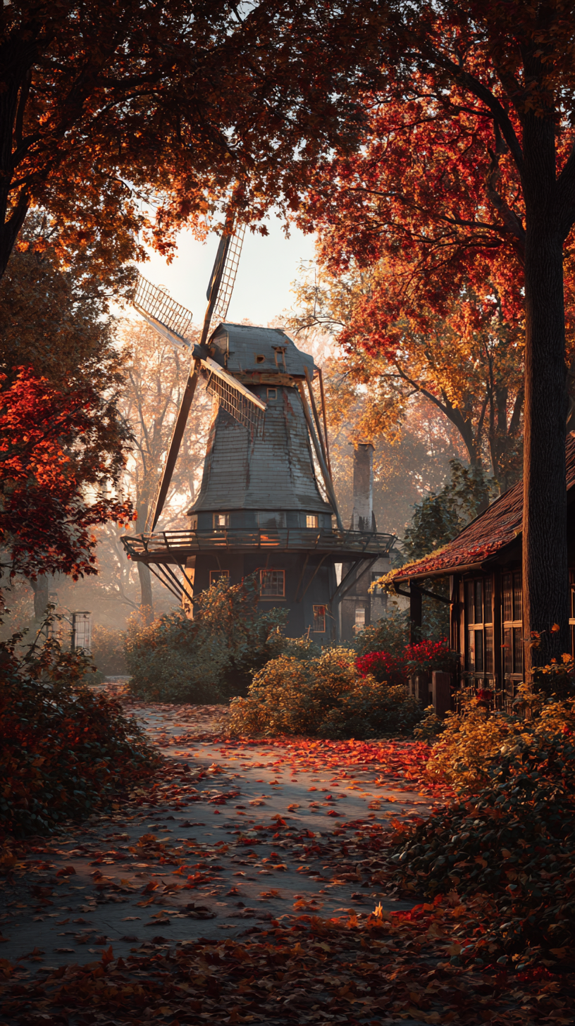 fond d'écran Moulin à vent téléphone samsung gratuit télécharger gratuit