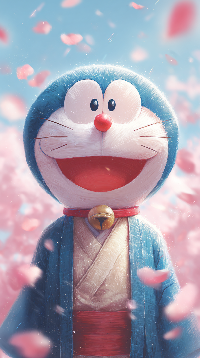 iphone fond d'écran Doraemon kawaii télécharger gratuit