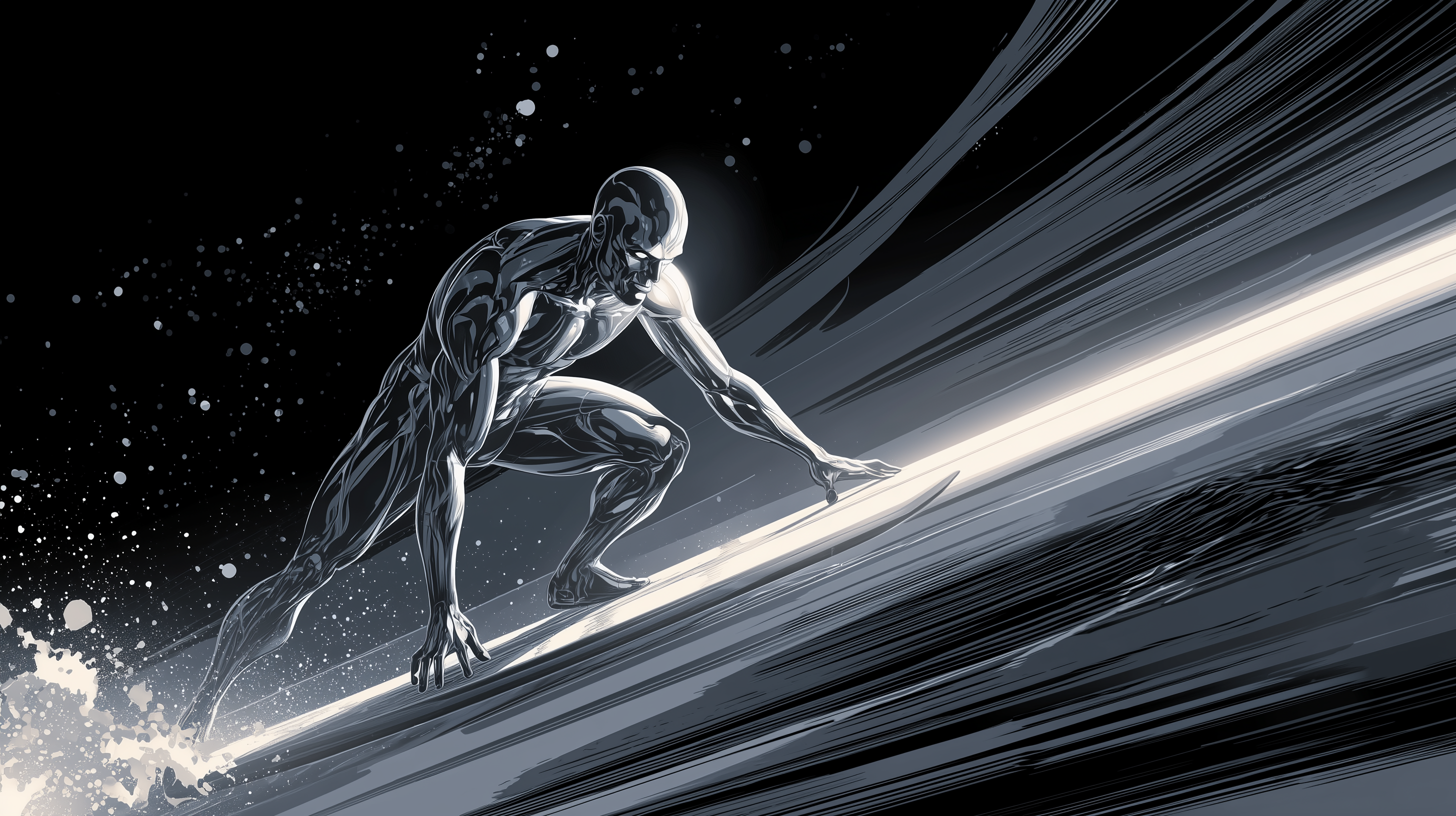 fond d'écran Silver Surfer pc windows 10 4k téléchargement gratuit