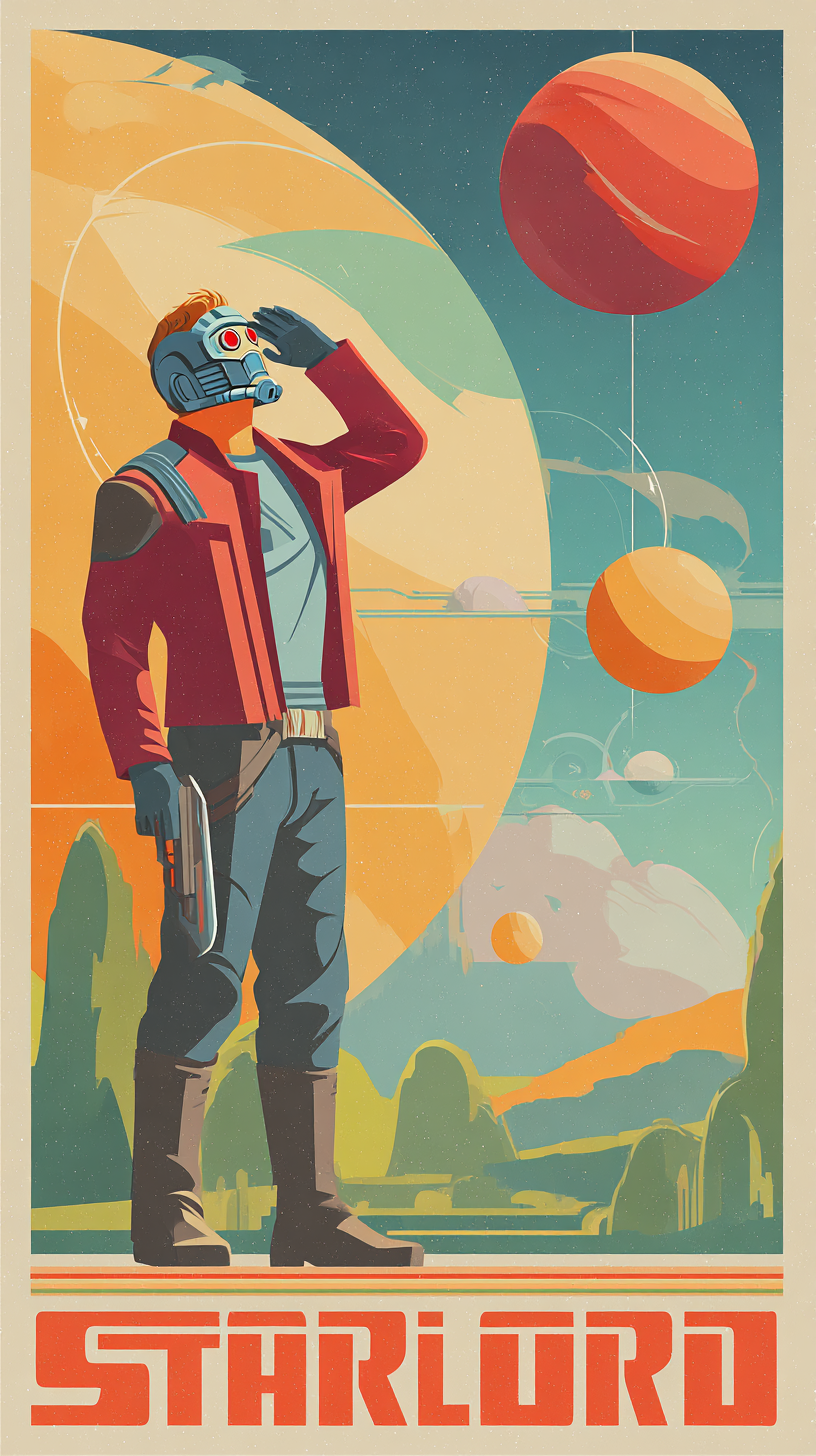 fond d'écran Star Lord gratuit android gratuit