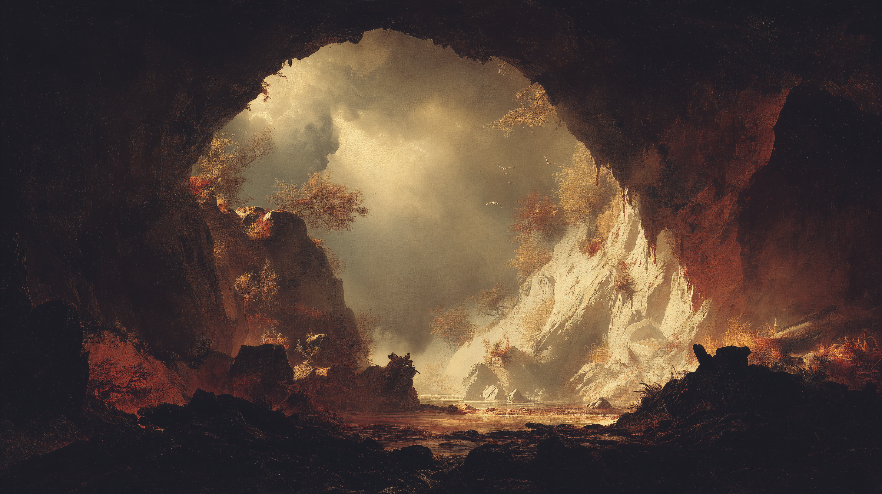 fond d'écran Grotte pc 4k 1920x1080 téléchargement gratuit
