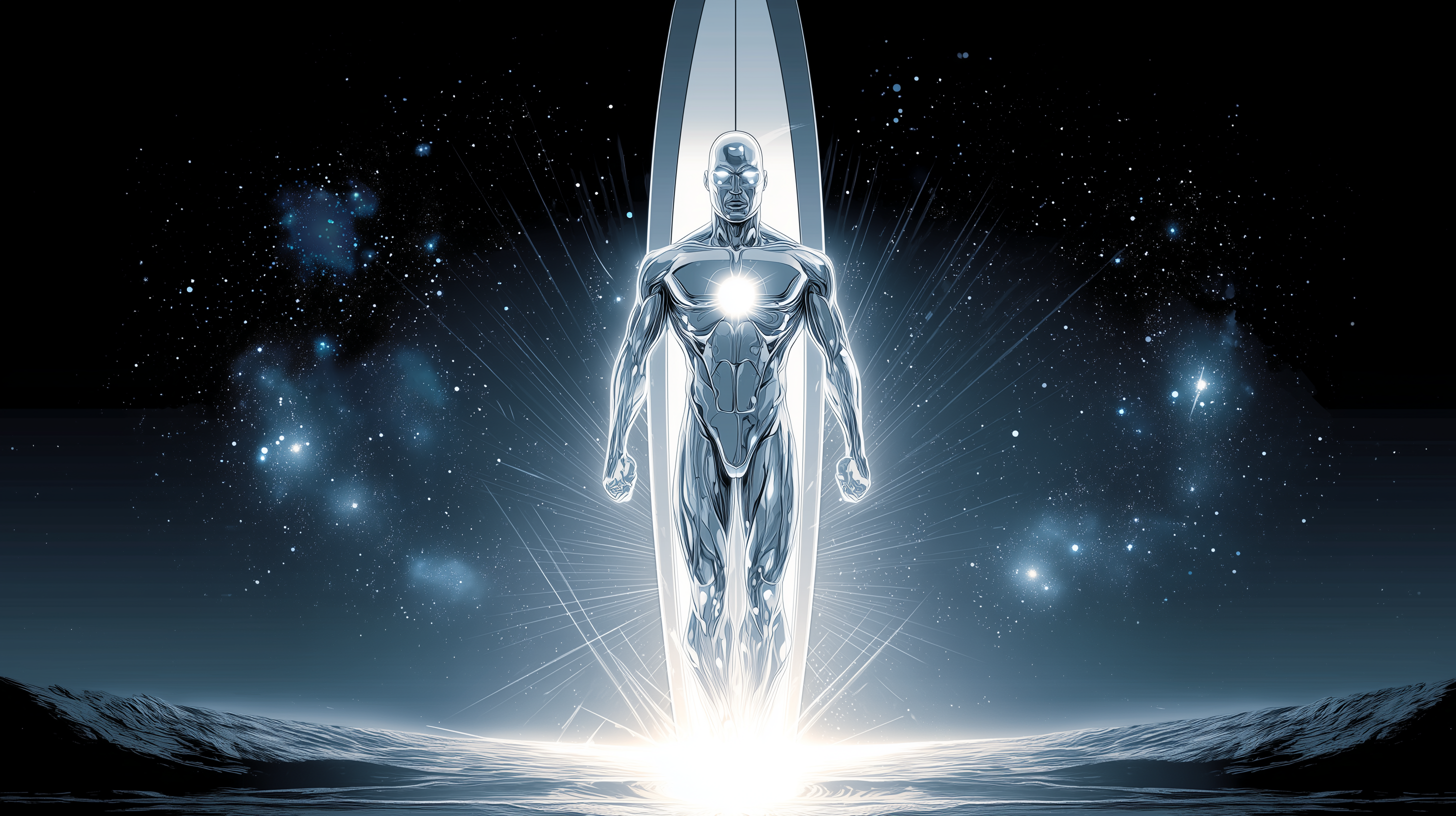 fond d'écran Silver Surfer ultra hd 3840x2160 téléchargement gratuit