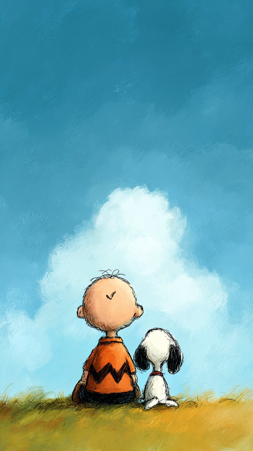 fond d'écran Charlie Brown téléphone samsung gratuit