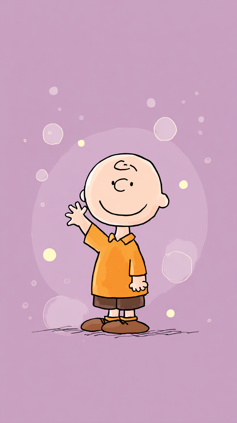 fond d'écran Charlie Brown iphone 15 gratuit