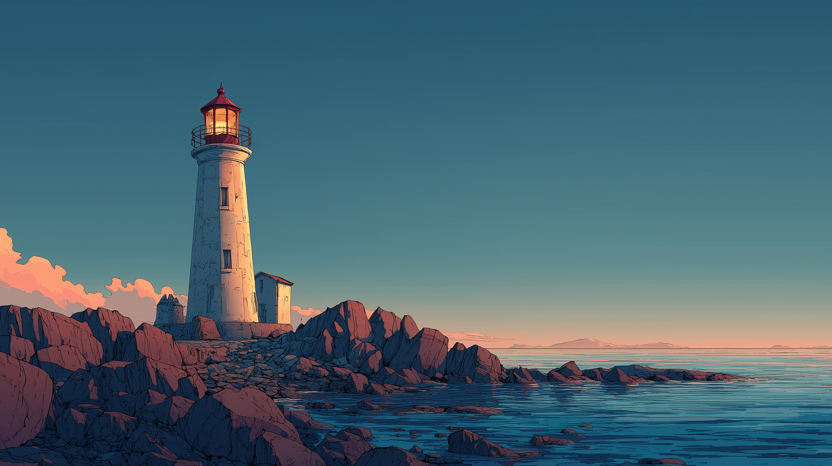 fond d'écran Phare windows 10 4k téléchargement gratuit
