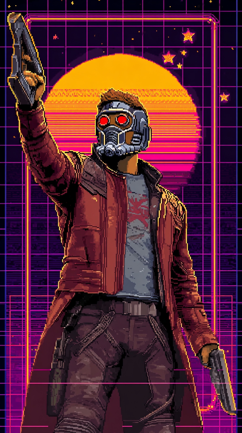 fond d'écran Star Lord iphone 16 plus gratuit