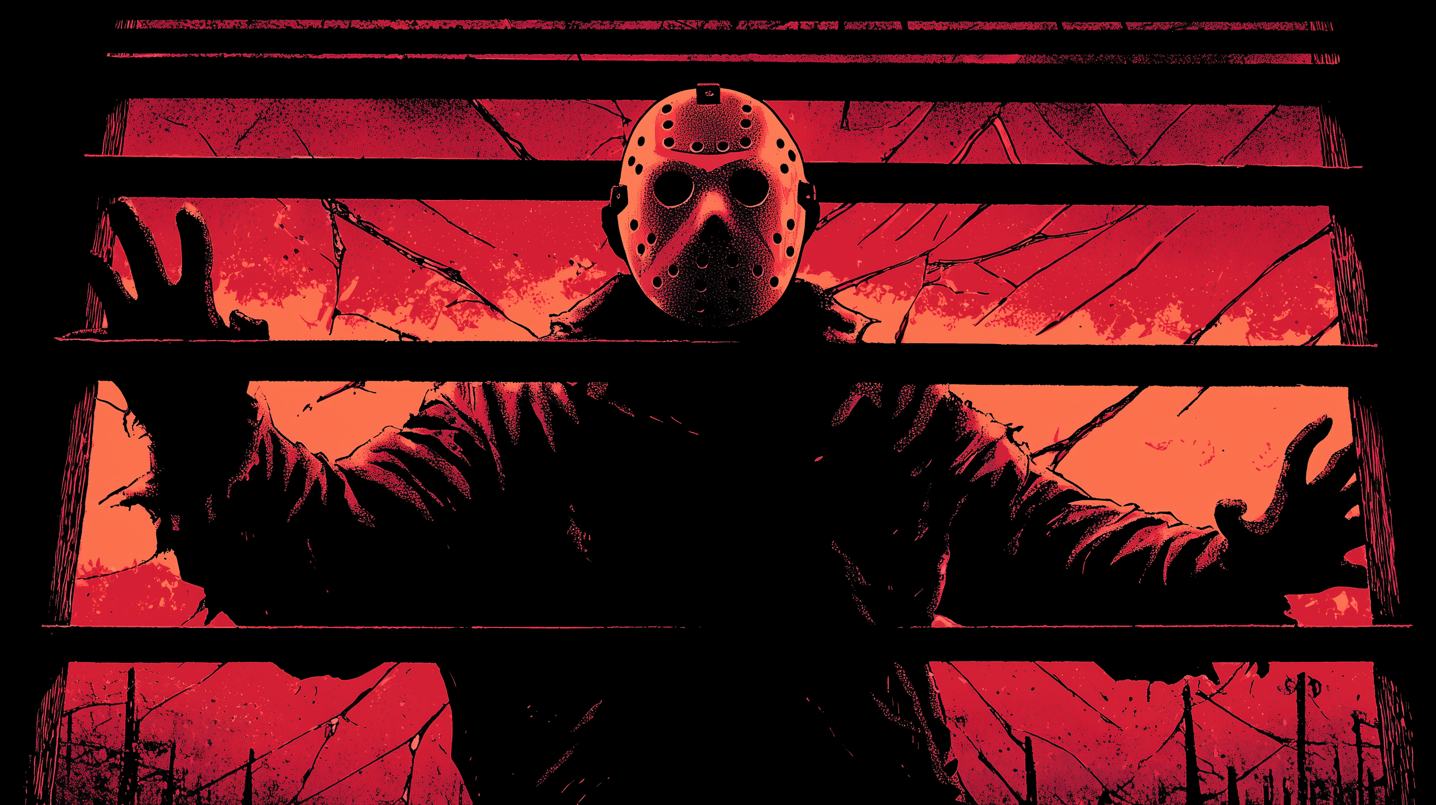 fond d'écran Jason Voorhees pc windows 10 4k téléchargement gratuit