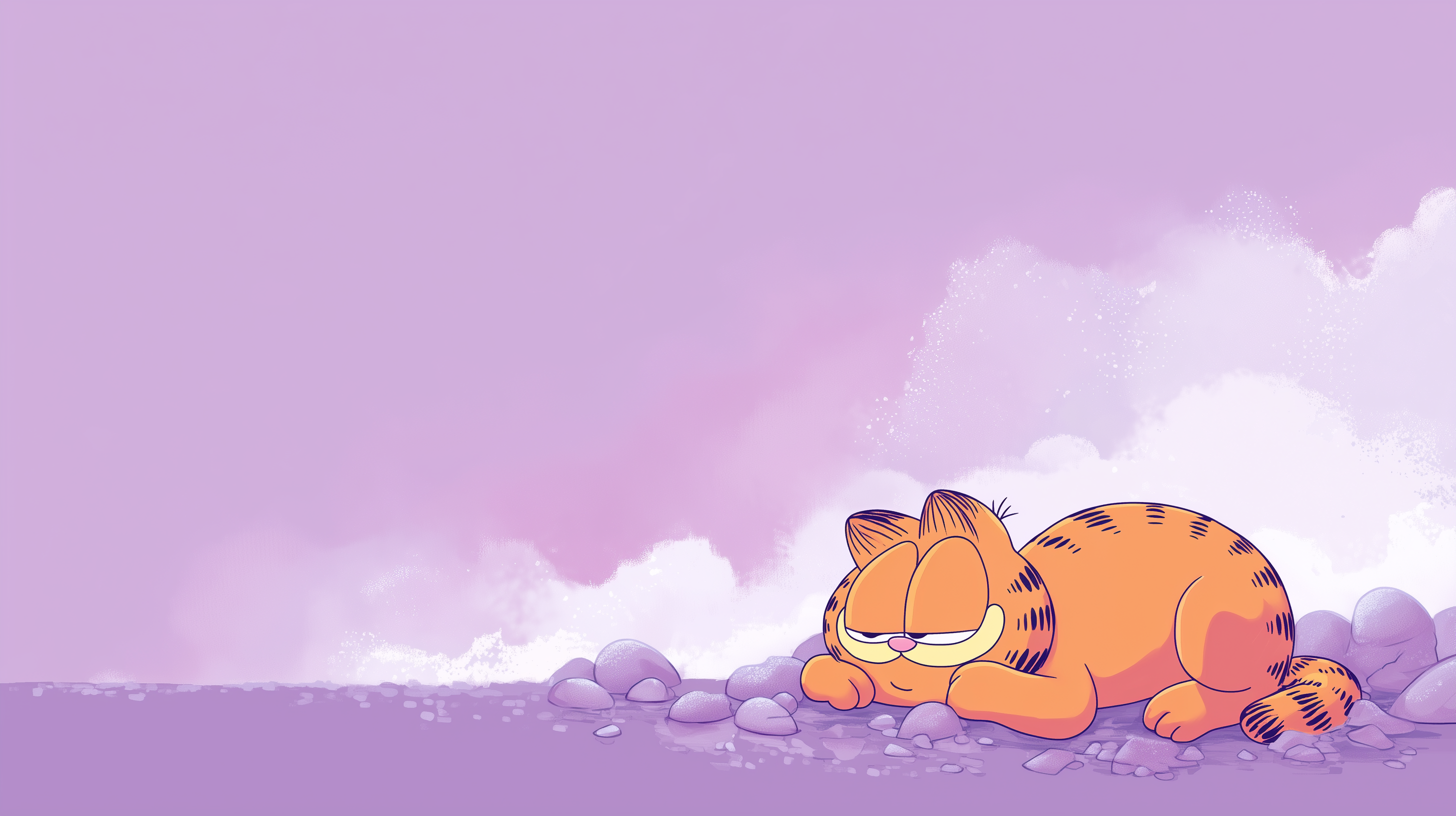 fond d'écran Garfield 4k windows 11 téléchargement gratuit