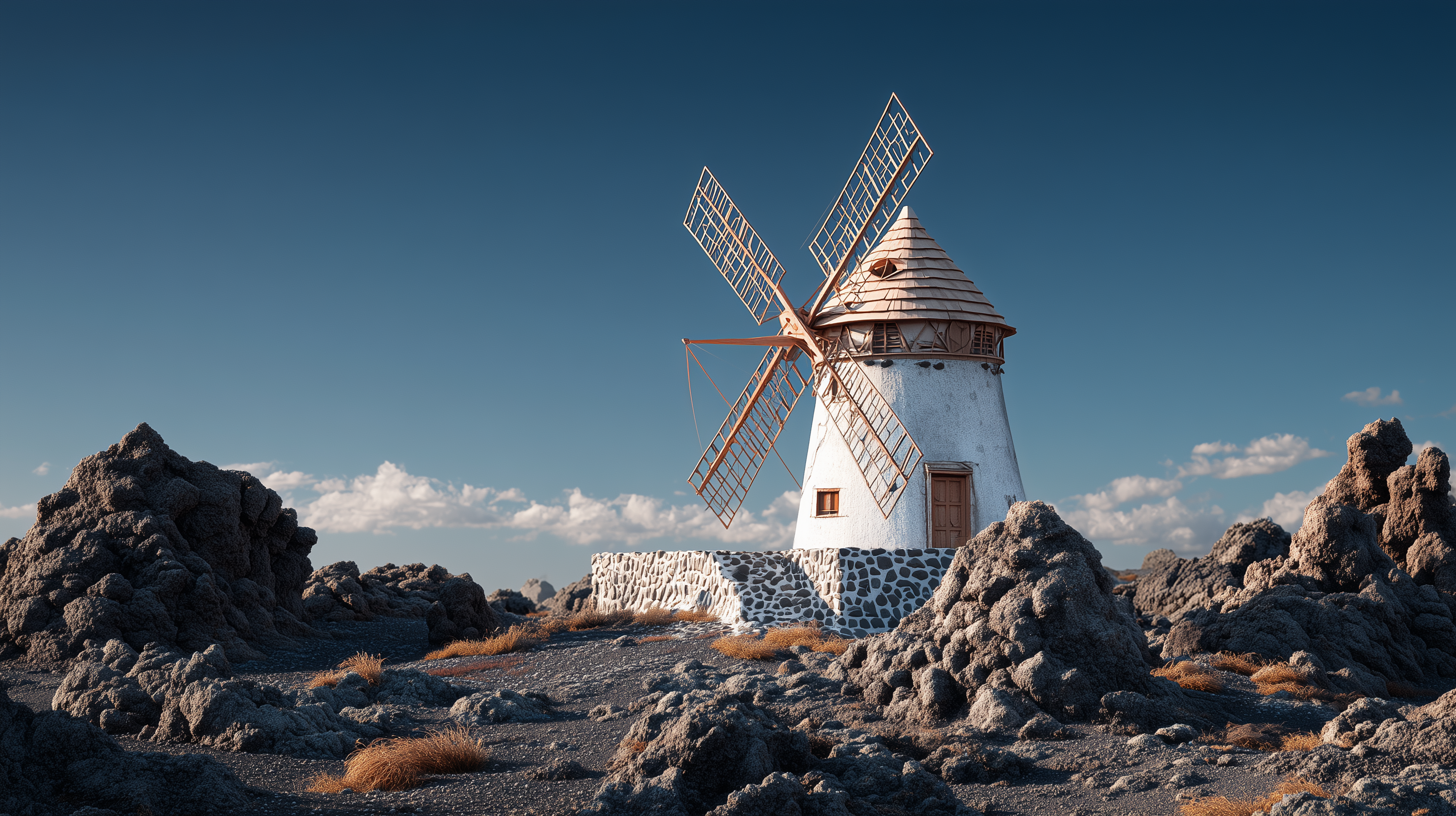 fond d'écran Moulin à vent pc windows 10 téléchargement gratuit