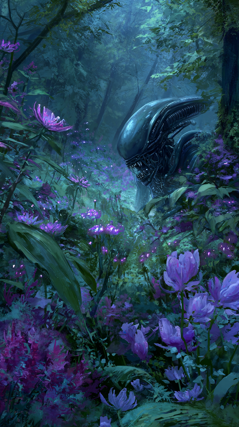 fond d'écran Xenomorph iphone ios gratuit