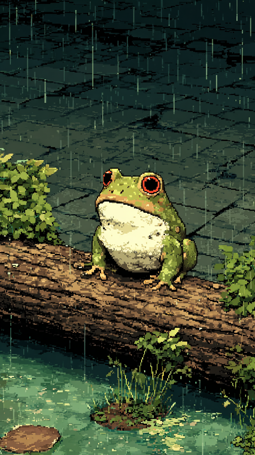 fond d'écran Grenouille iphone 13 gratuit