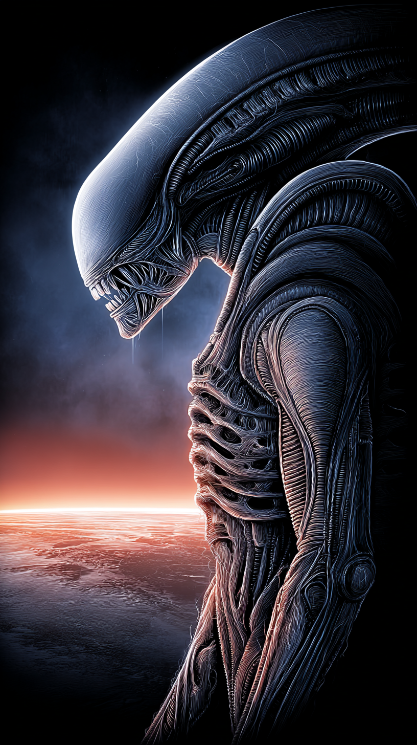 fond d'écran Xenomorph iphone original gratuit