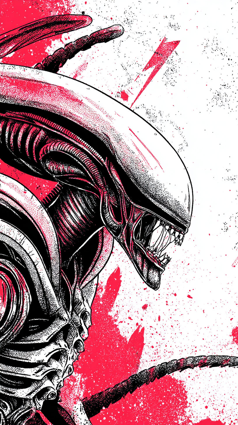 fond d'écran Xenomorph téléphone télécharger gratuit