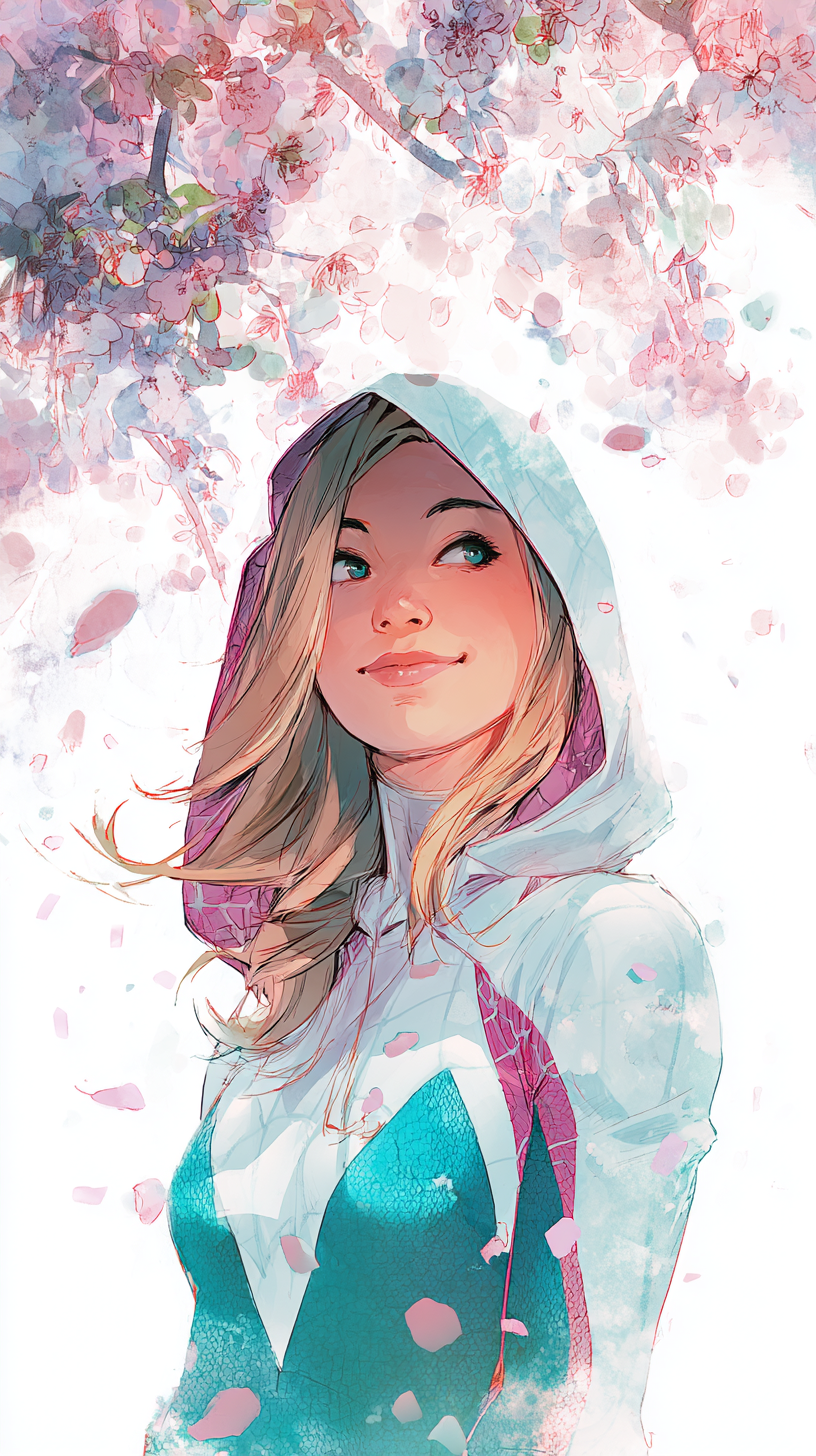 fond d'écran Gwen Stacy iphone 12 télécharger gratuit