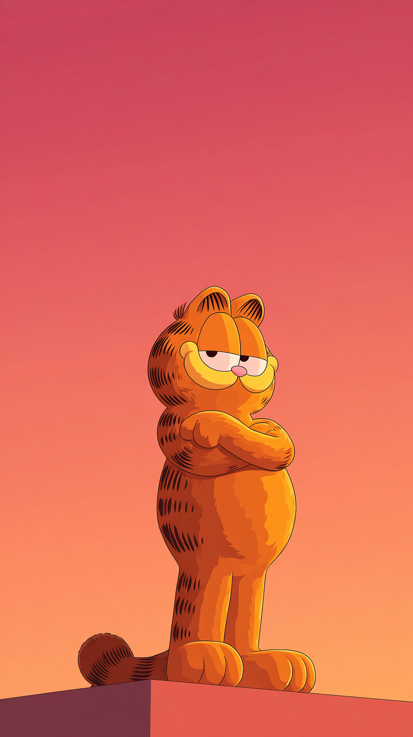 fond d'écran Garfield iphone gratuit télécharger gratuit