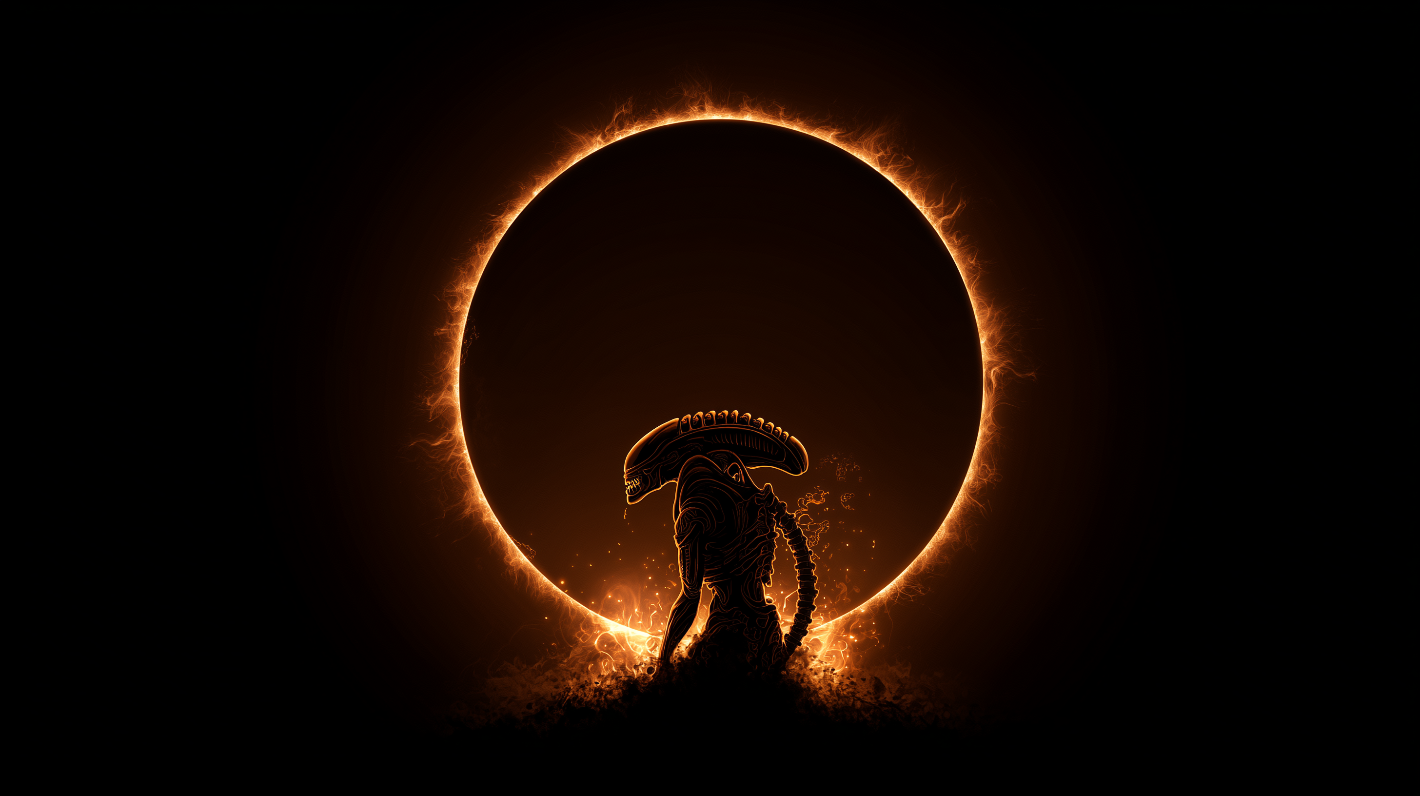fond d'écran Xenomorph windows 11 hd téléchargement gratuit