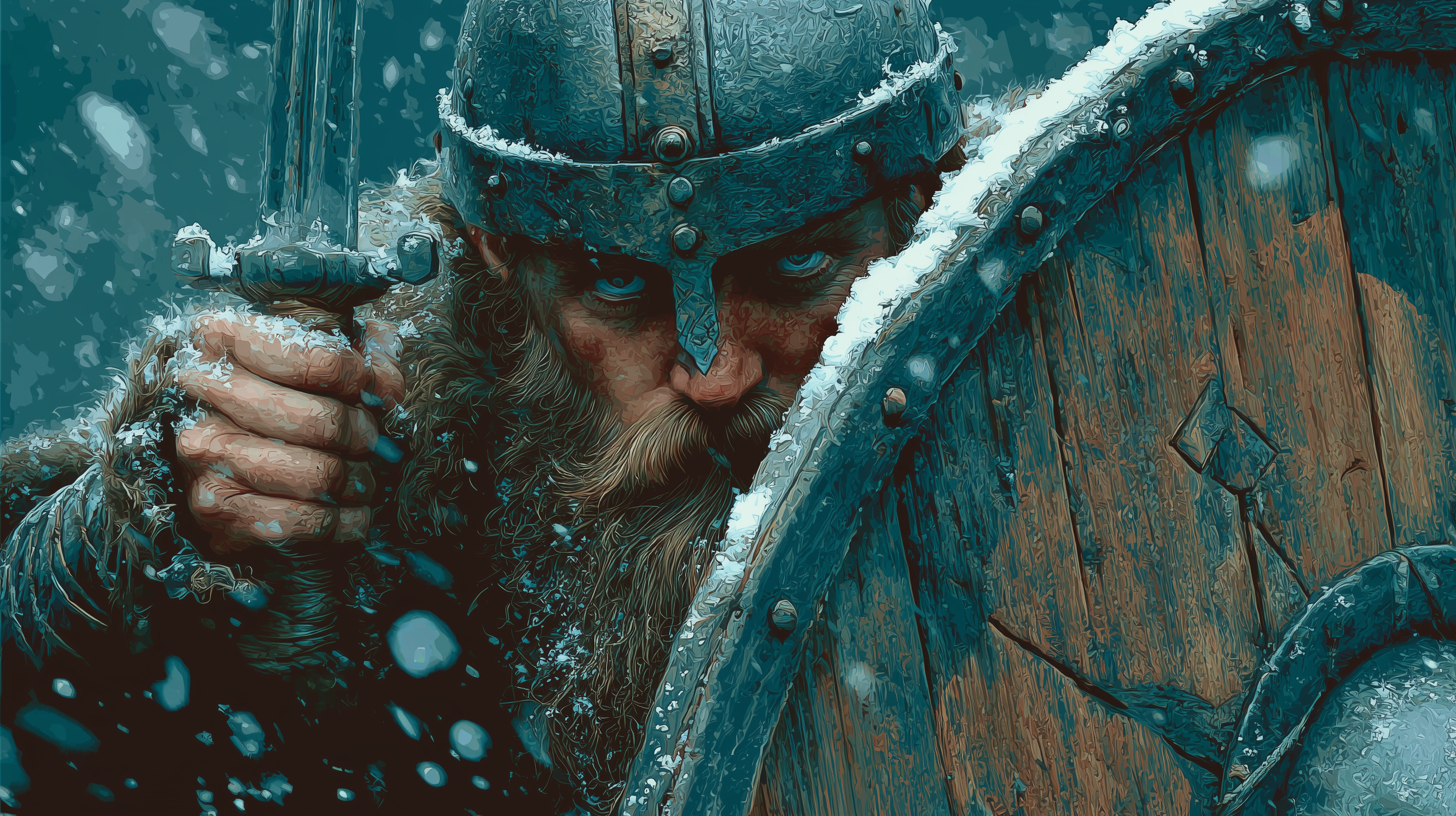 fond d'écran Viking 5k téléchargement gratuit