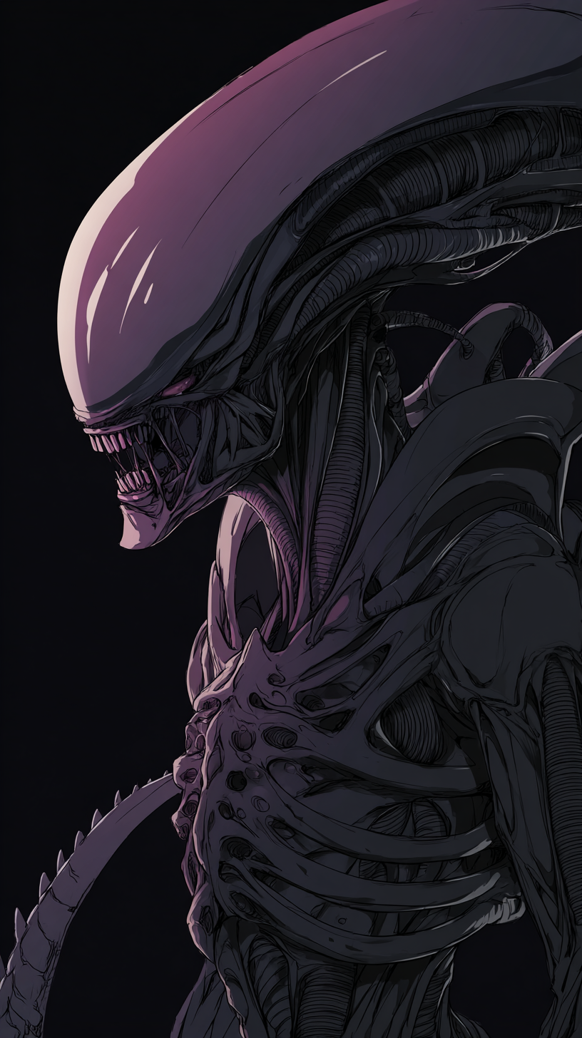 fond d'écran Xenomorph iphone xr télécharger gratuit