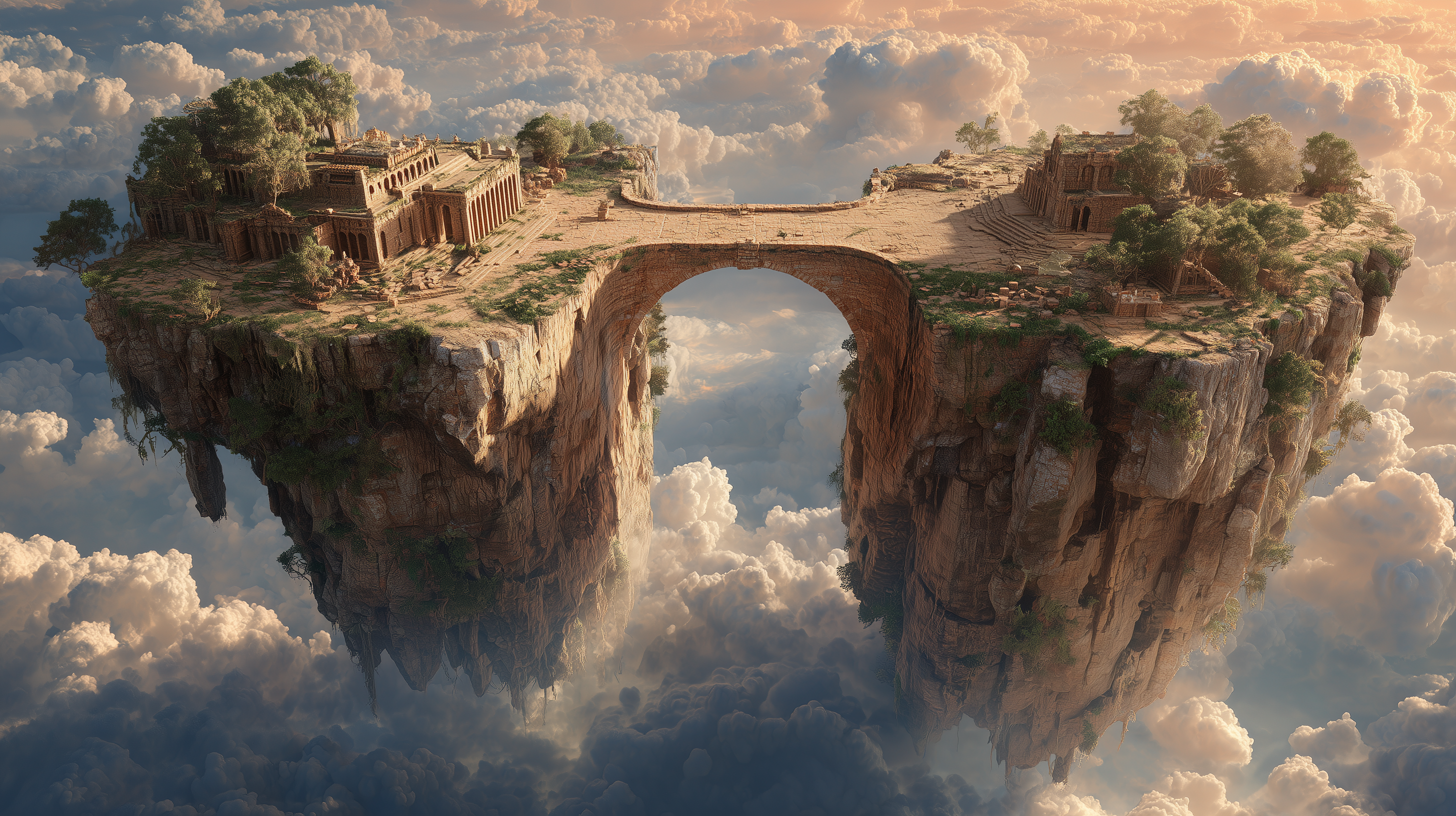 fond d'écran île volante 4k windows téléchargement gratuit