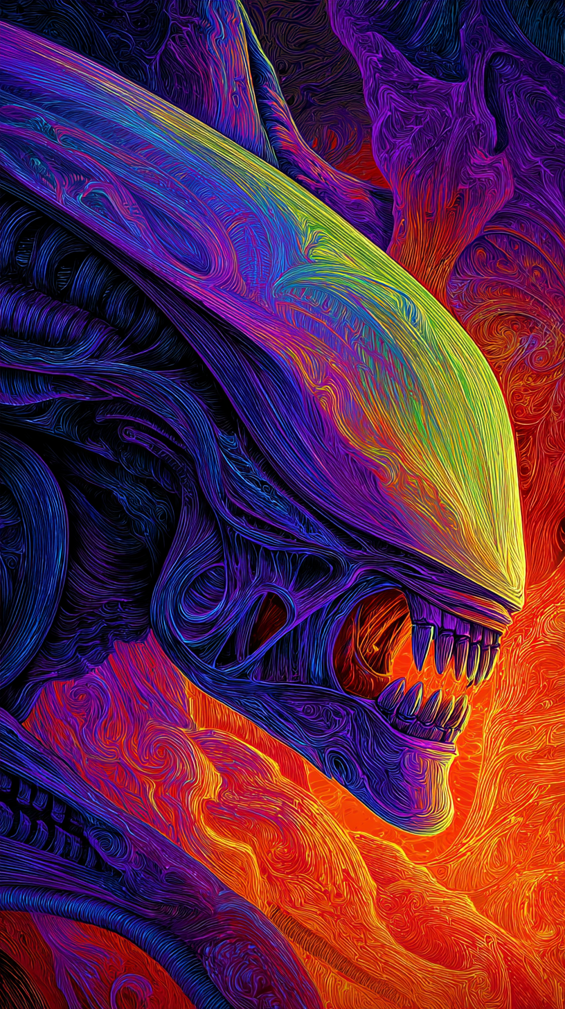 fond d'écran Xenomorph téléphone Motorola gratuit