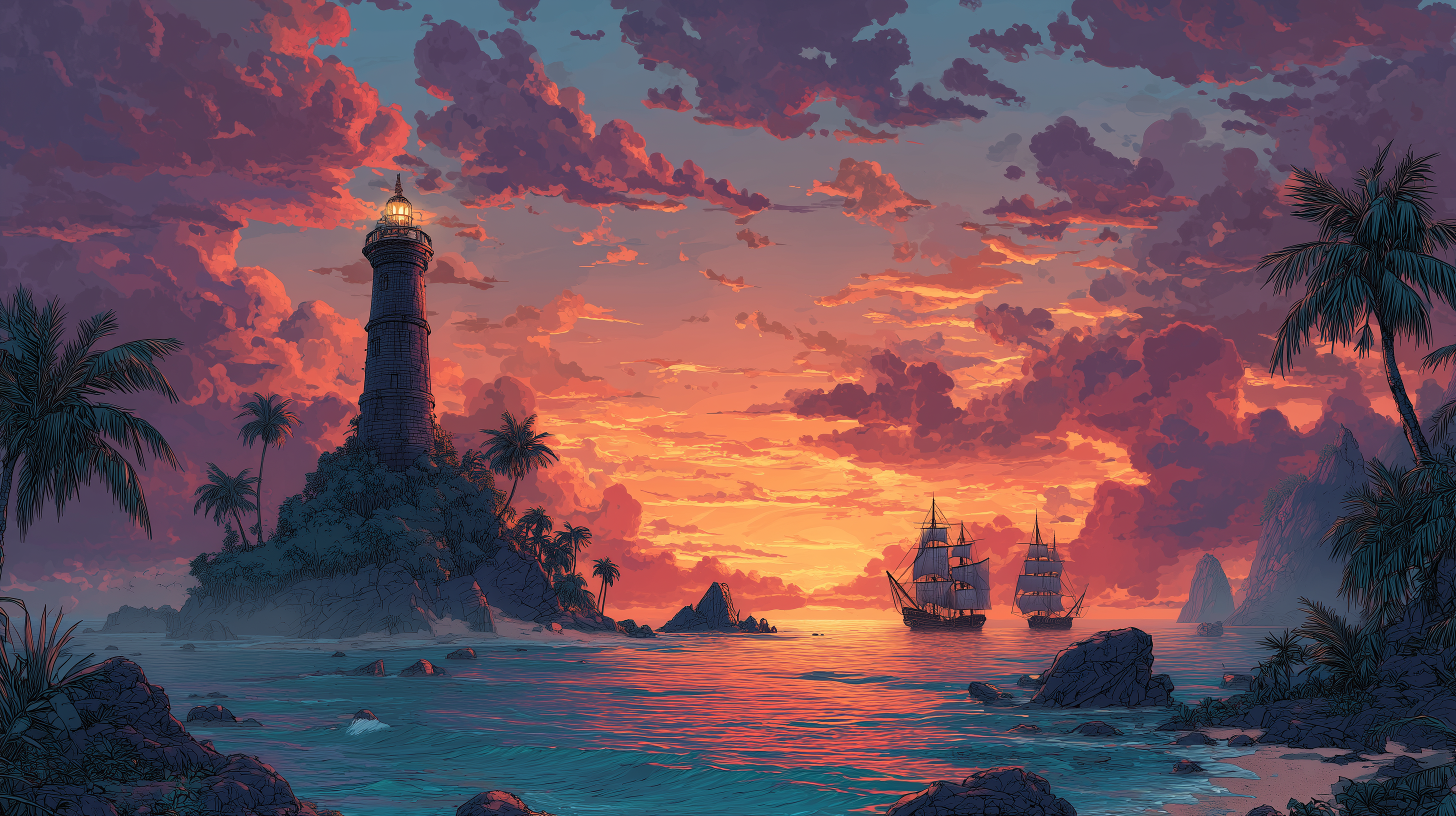 fond d'écran Phare 1080p téléchargement gratuit