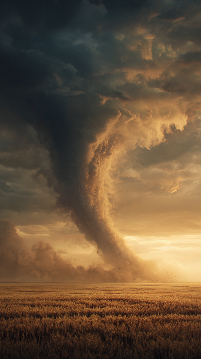 fond d'écran Tornade iphone 13 gratuit