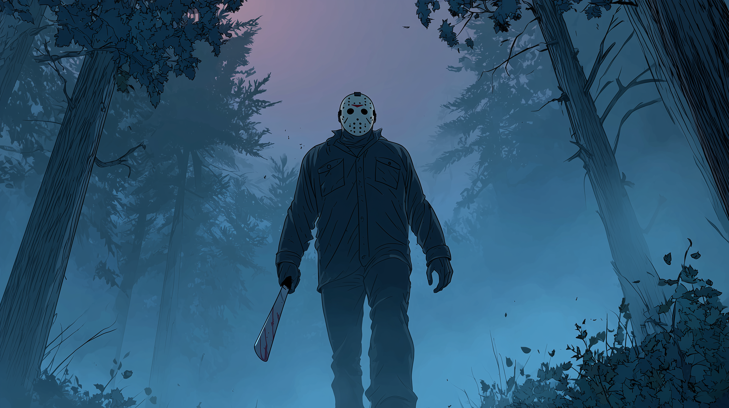 fond d'écran Jason Voorhees 8k pc téléchargement gratuit