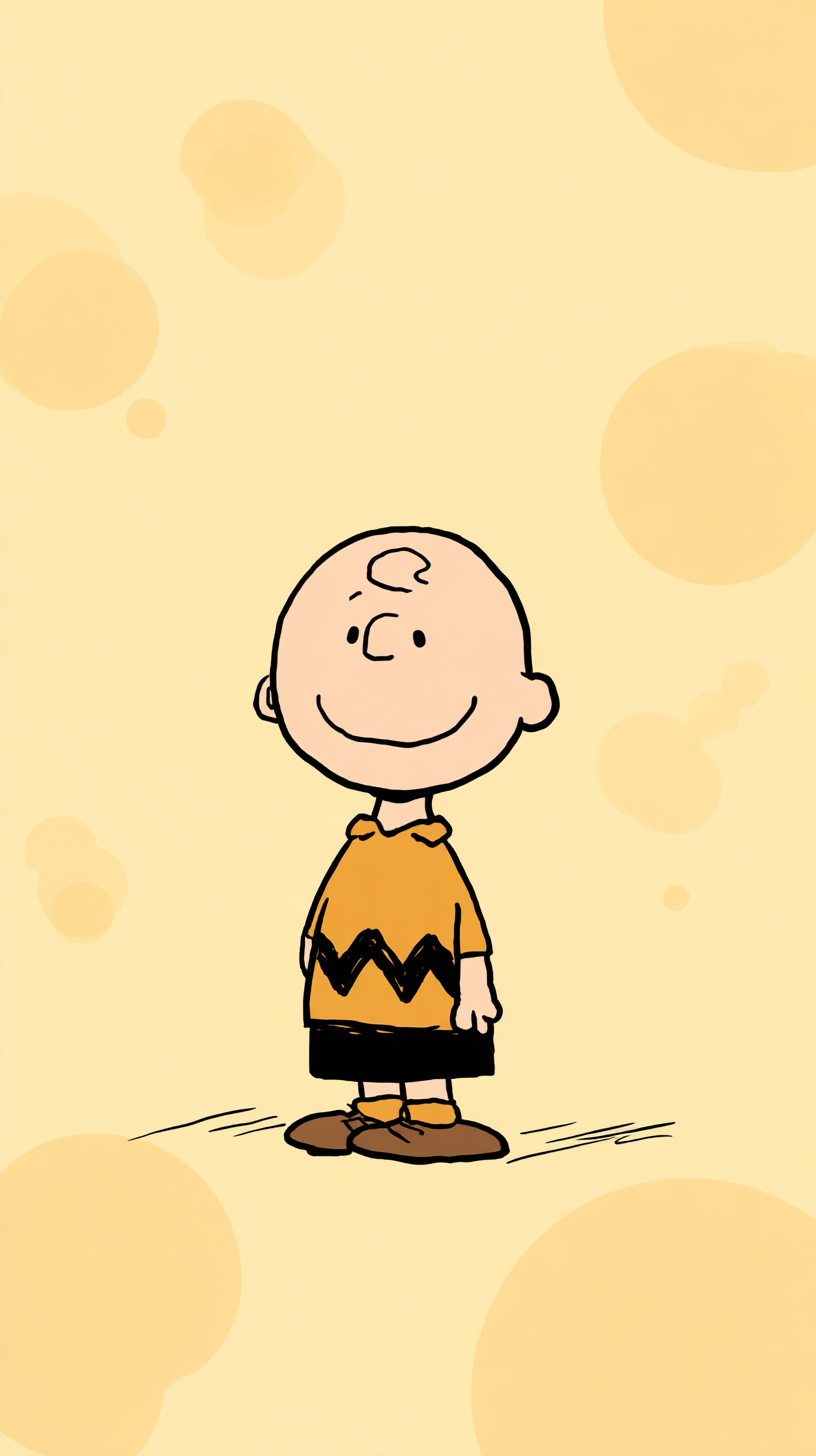 fond d'écran Charlie Brown iphone 15 télécharger gratuit