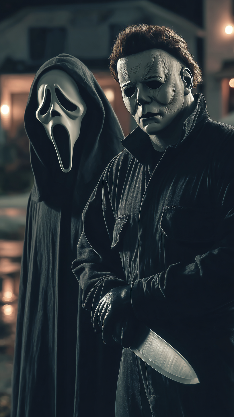 fond d'écran Ghostface iphone 12 gratuit