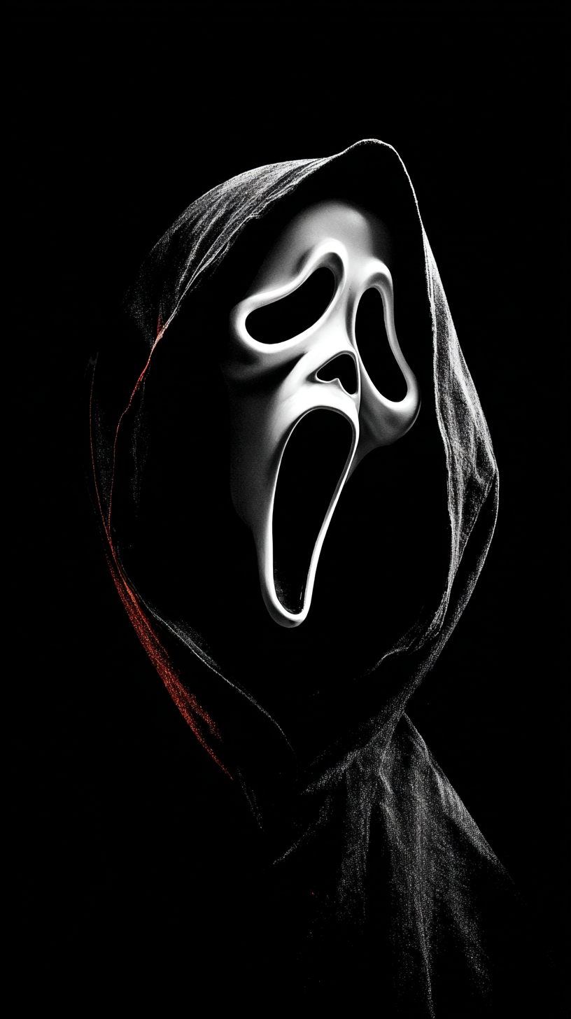 fond d'écran Ghostface iphone 15 pro télécharger gratuit