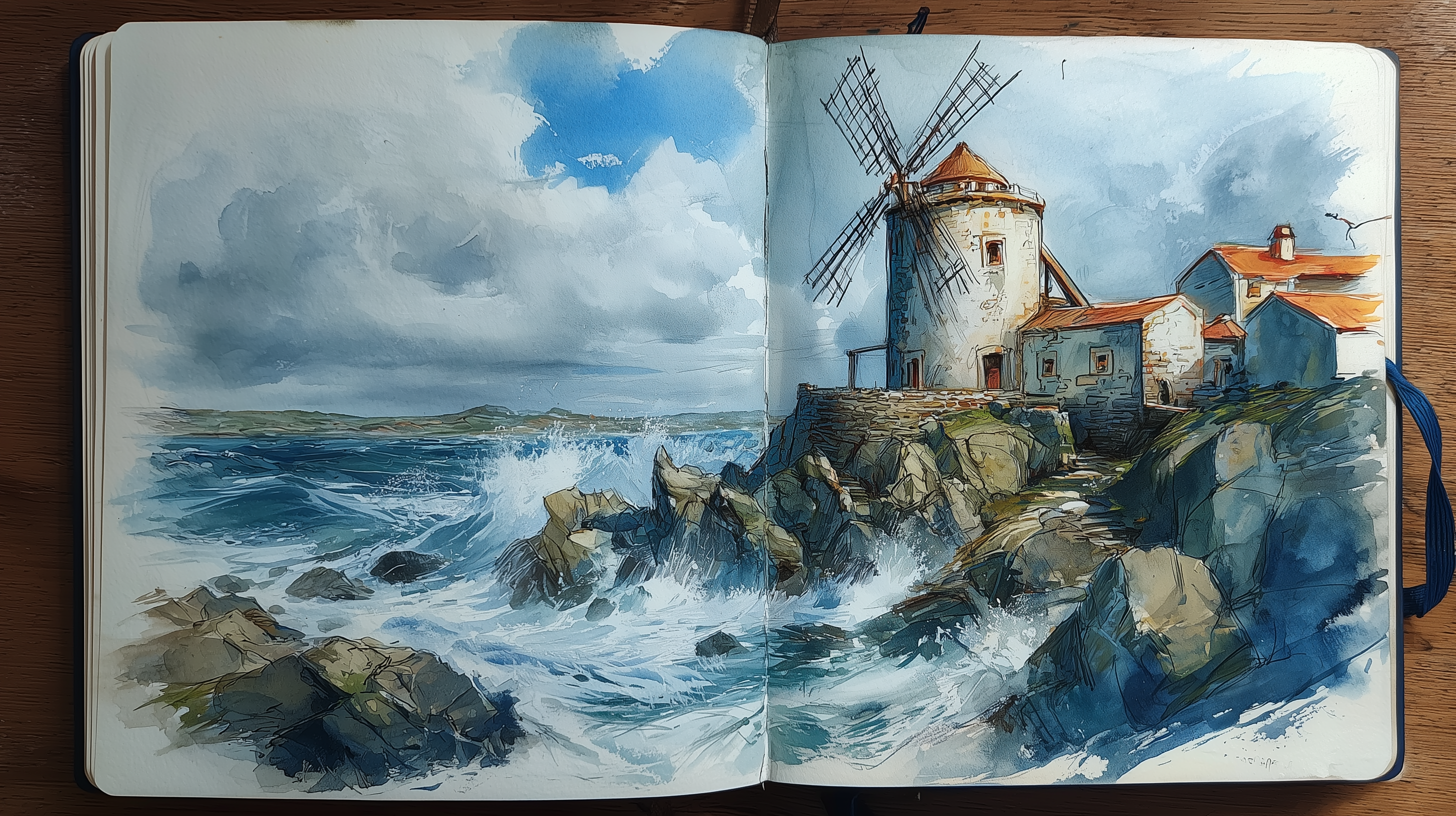 fond d'écran Moulin à vent 2560x1080 téléchargement gratuit