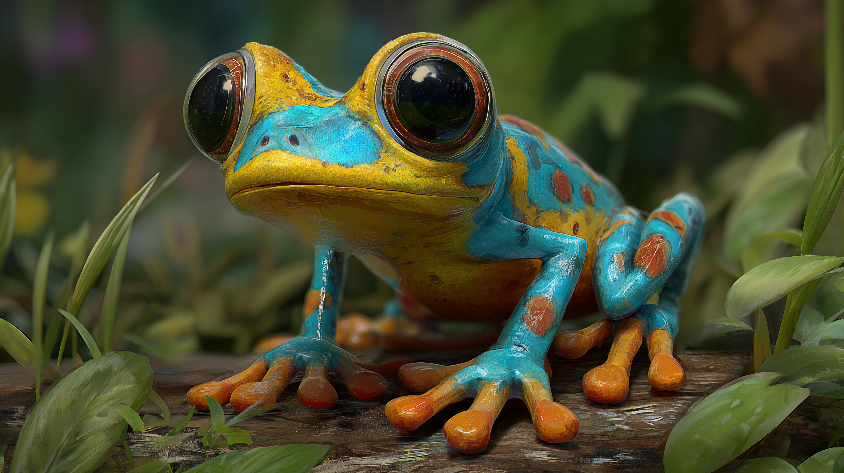 fond d'écran Grenouille pc windows téléchargement gratuit