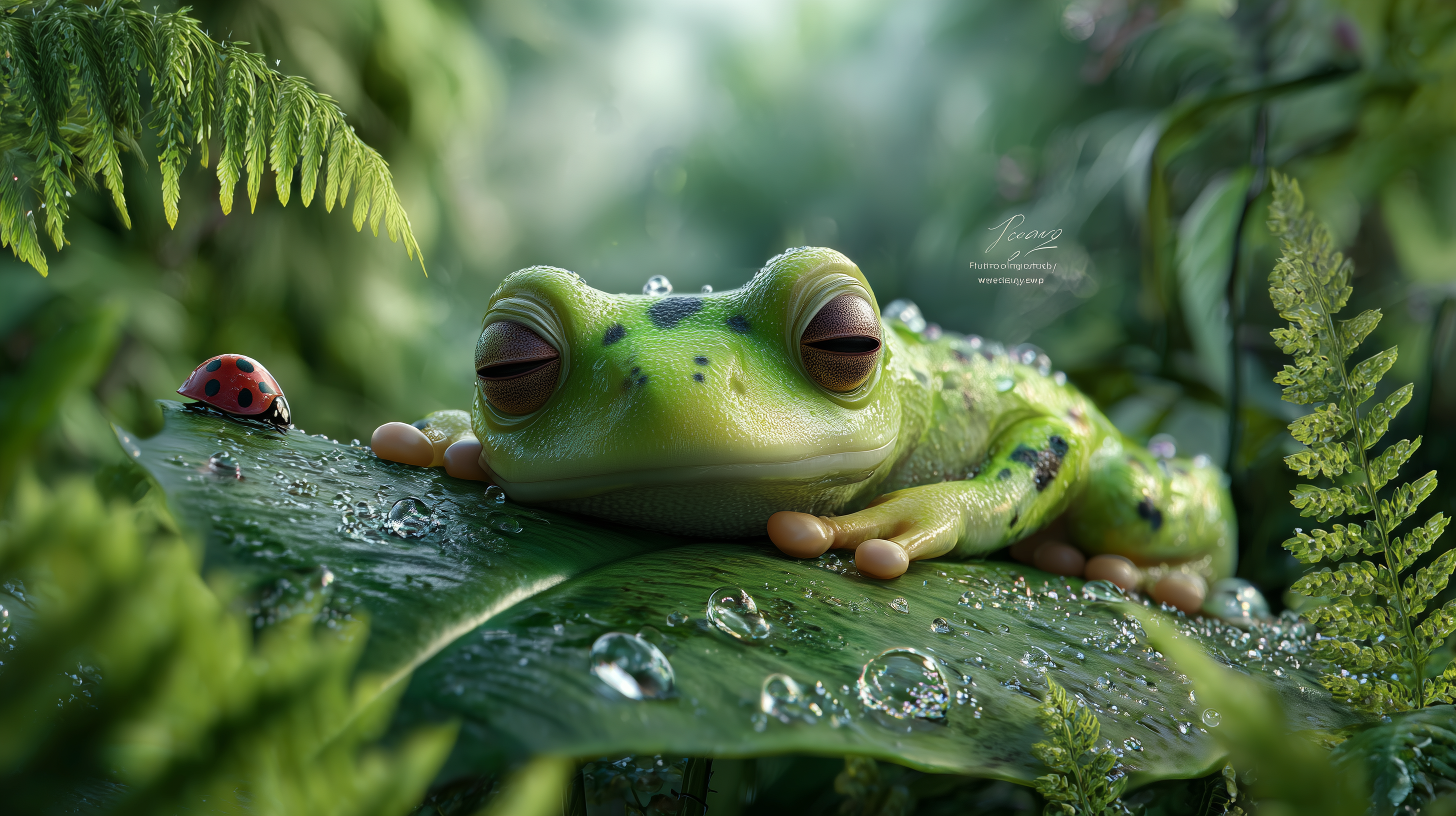 fond d'écran Grenouille mac apple téléchargement gratuit
