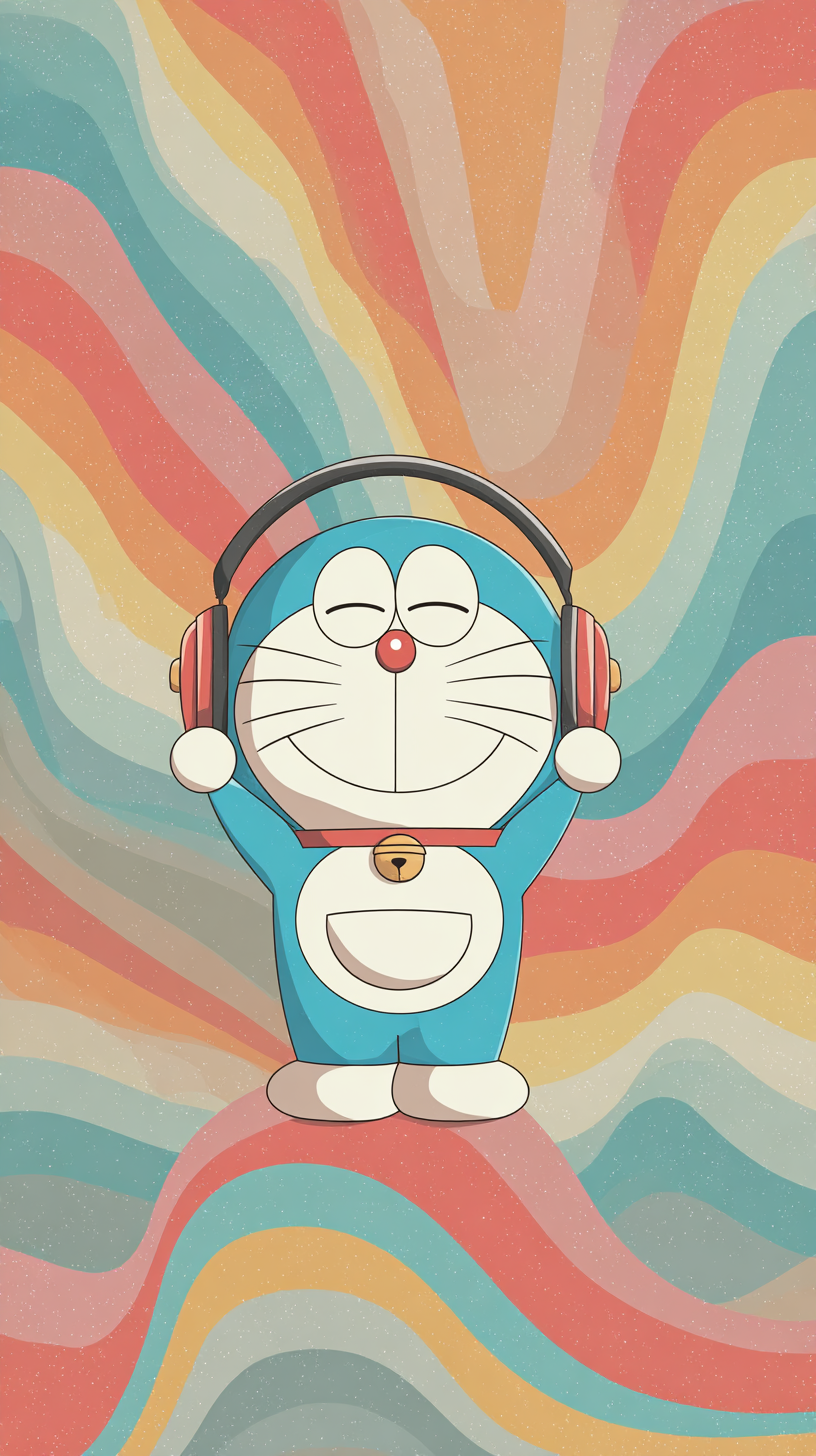 fond d'écran Doraemon iphone 16 plus gratuit
