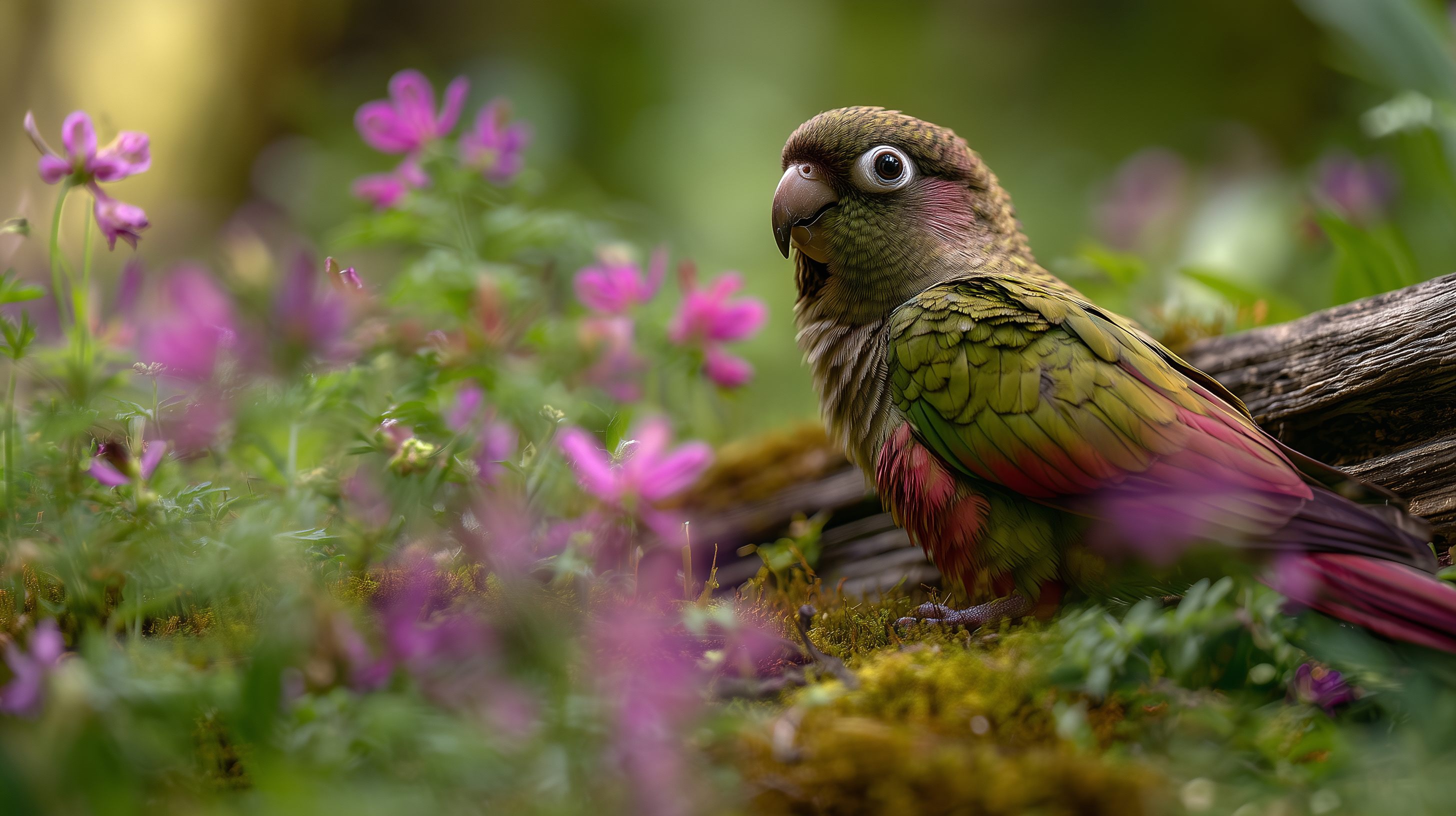 fond d'écran Perroquet pc 2560x1440 téléchargement gratuit