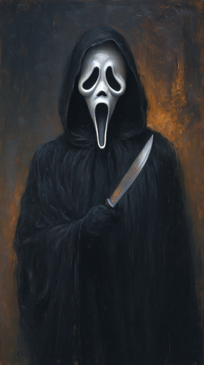 fond d'écran Ghostface téléphone 4k gratuit