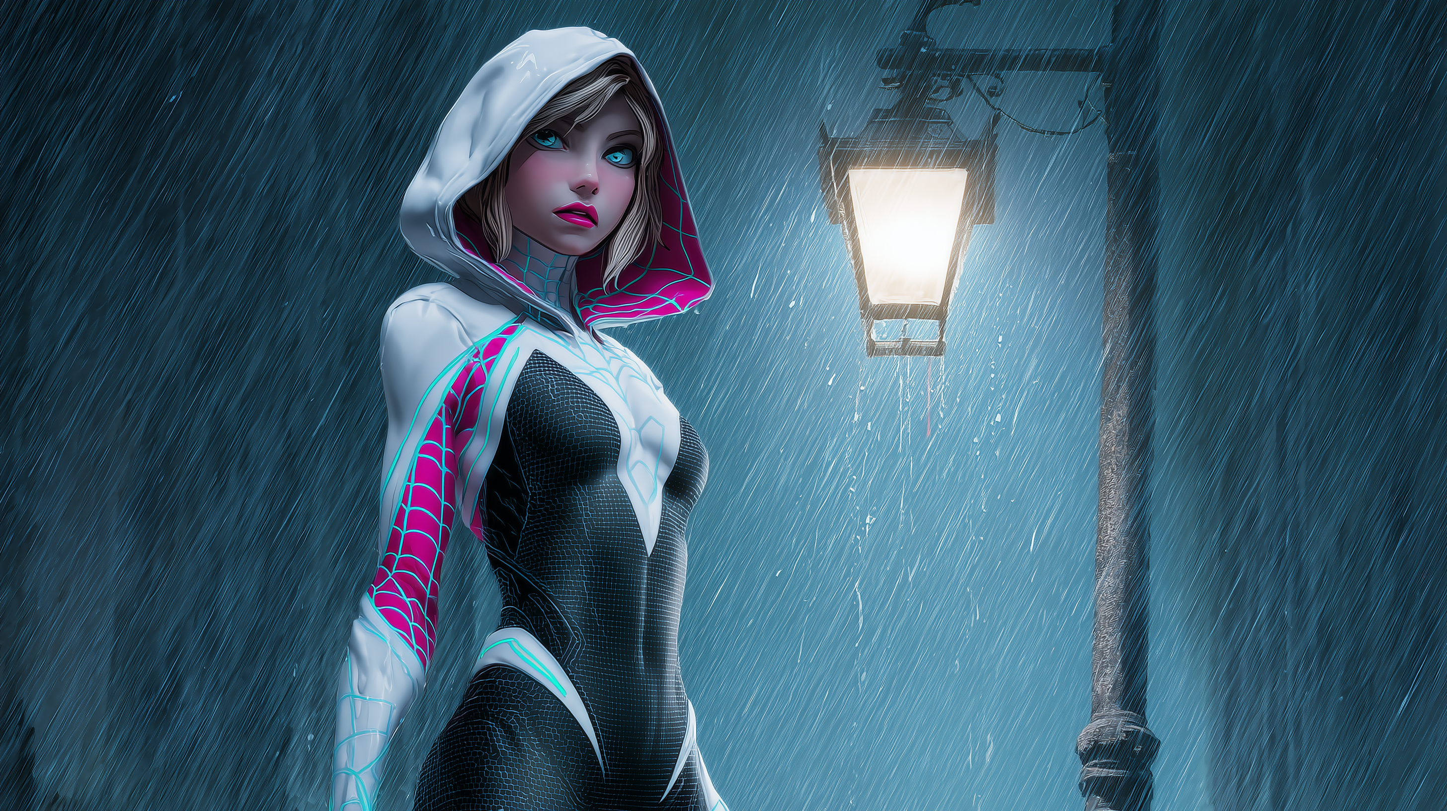 fond d'écran Gwen Stacy pc 4k 1920x1080 téléchargement gratuit