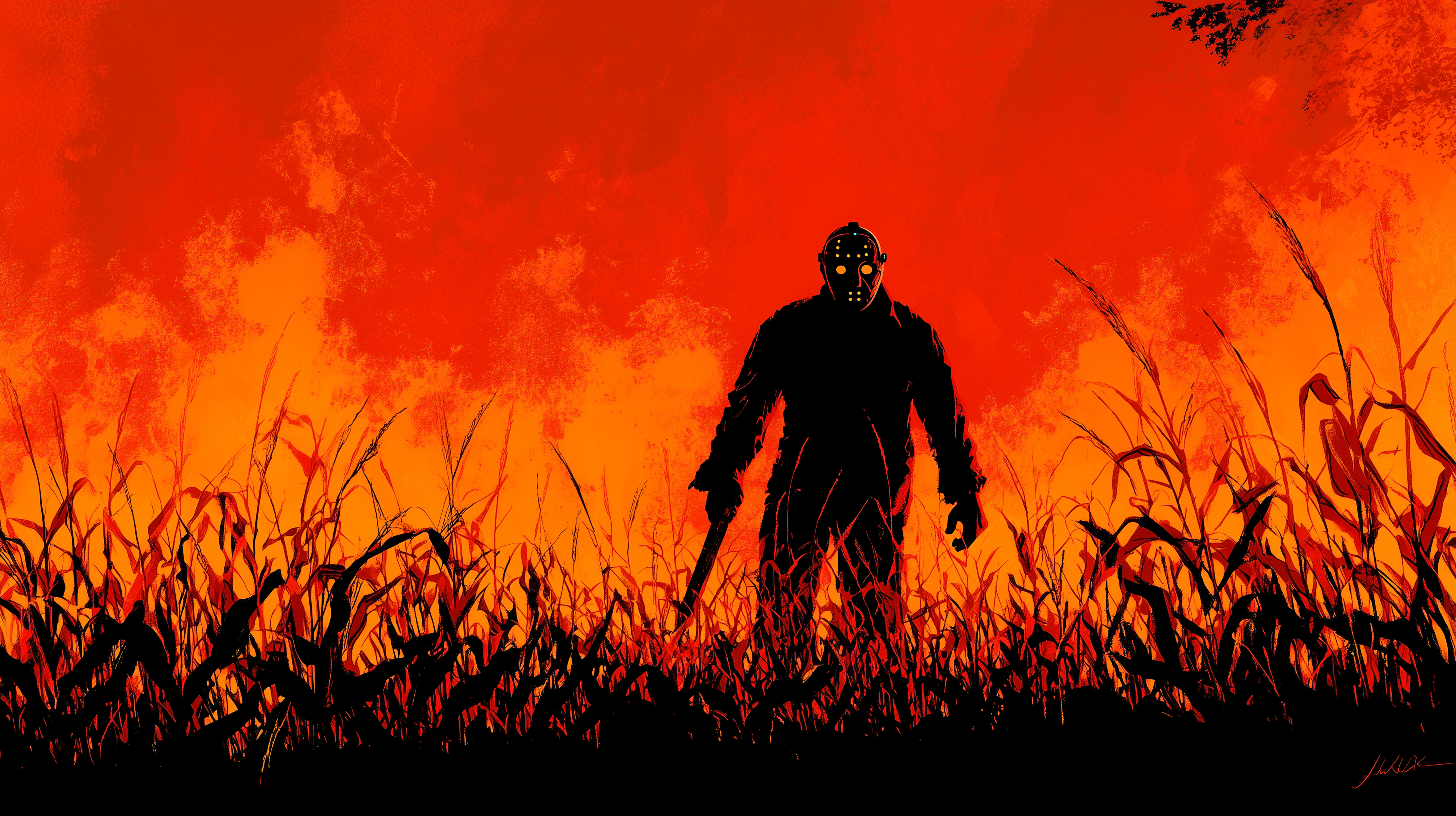 fond d'écran Jason Voorhees mac apple téléchargement gratuit