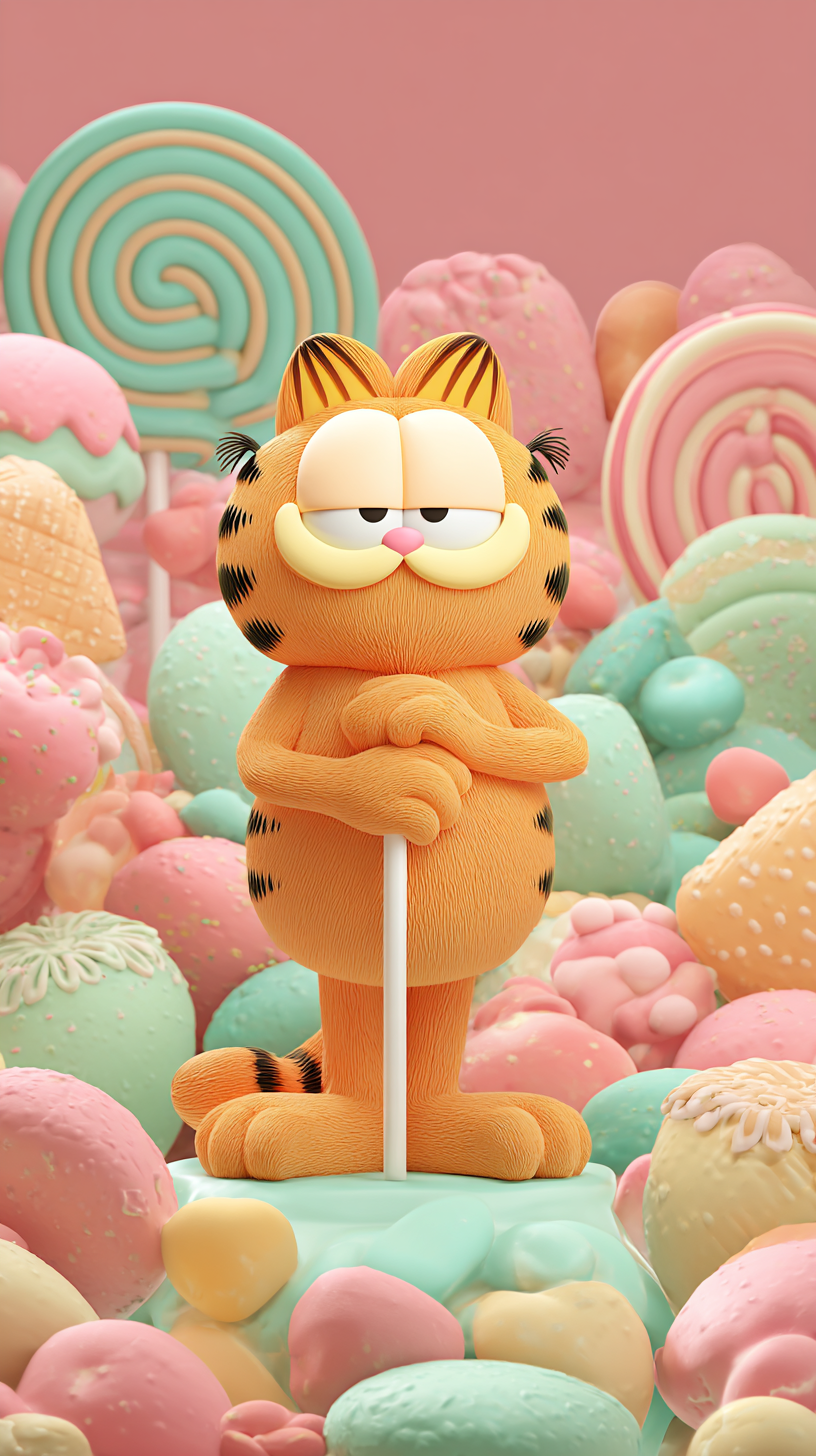 fond d'écran Garfield sans filigrane pour téléphone portable samsung gratuit