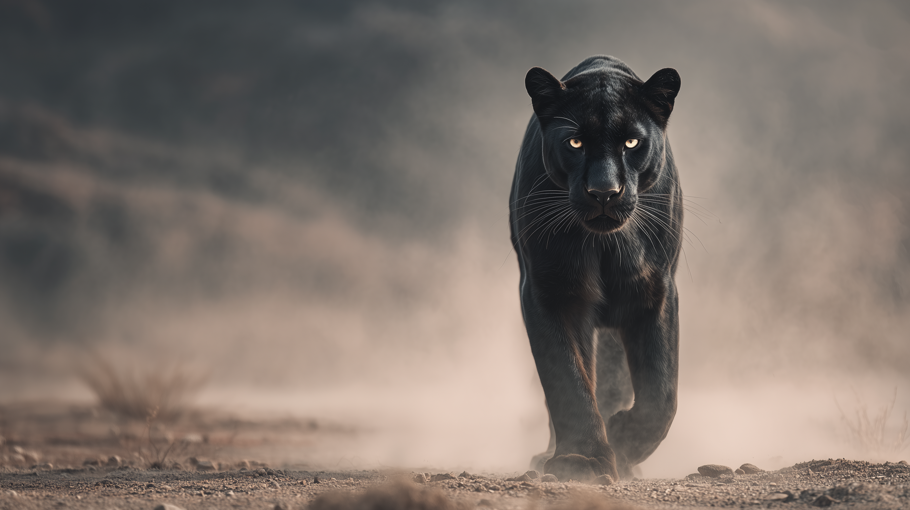 fond d'écran Panthère Noire 16:9 4k téléchargement gratuit