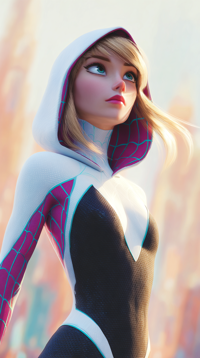 fond d'écran Gwen Stacy android 4k gratuit