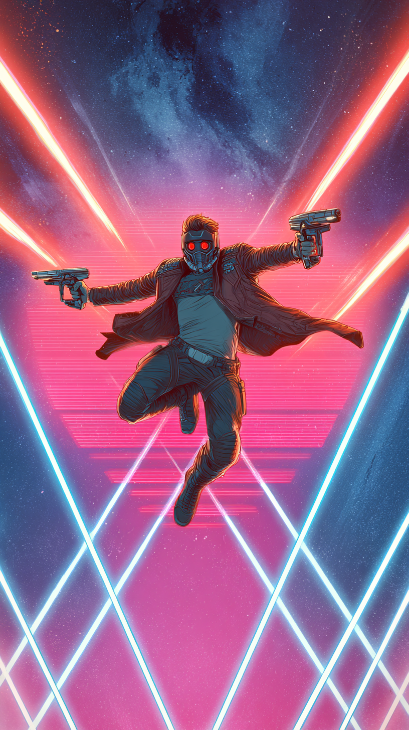 fond d'écran Star Lord téléphone télécharger gratuit