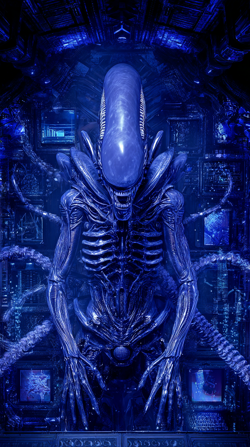 iphone fond d'écran Xenomorph kawaii télécharger gratuit