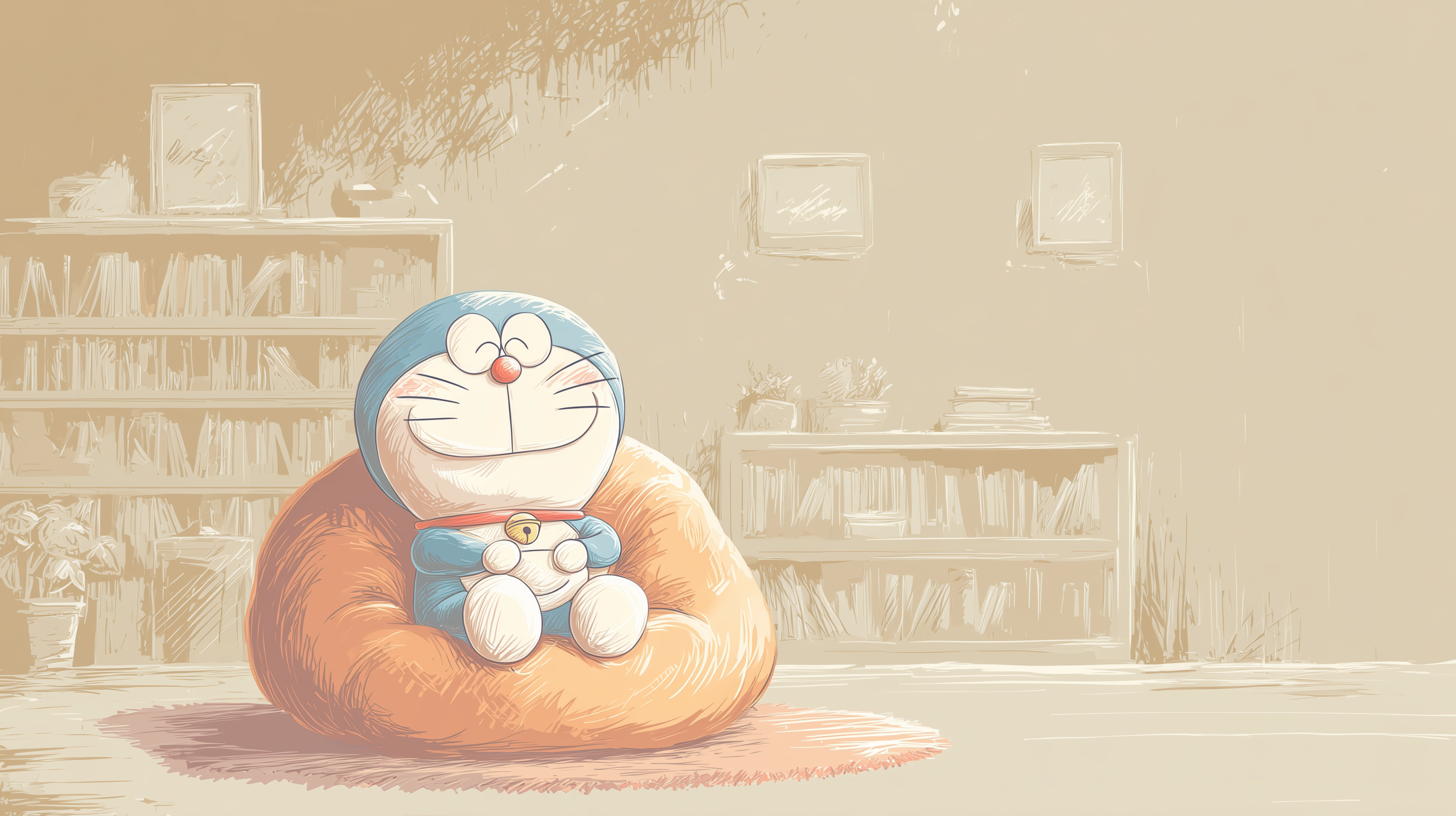 fond d'écran Doraemon 1440p téléchargement gratuit