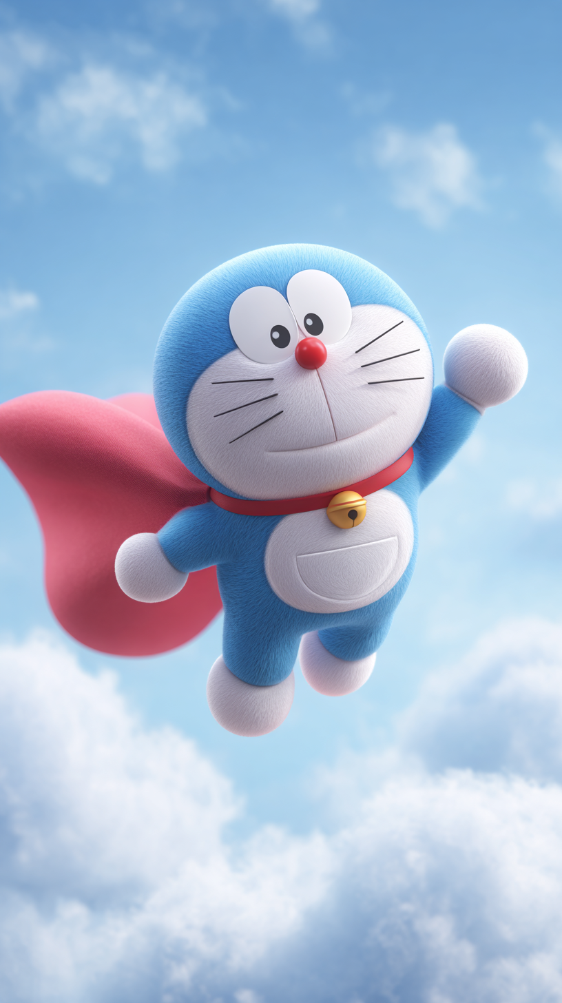 fond d'écran Doraemon iphone original gratuit