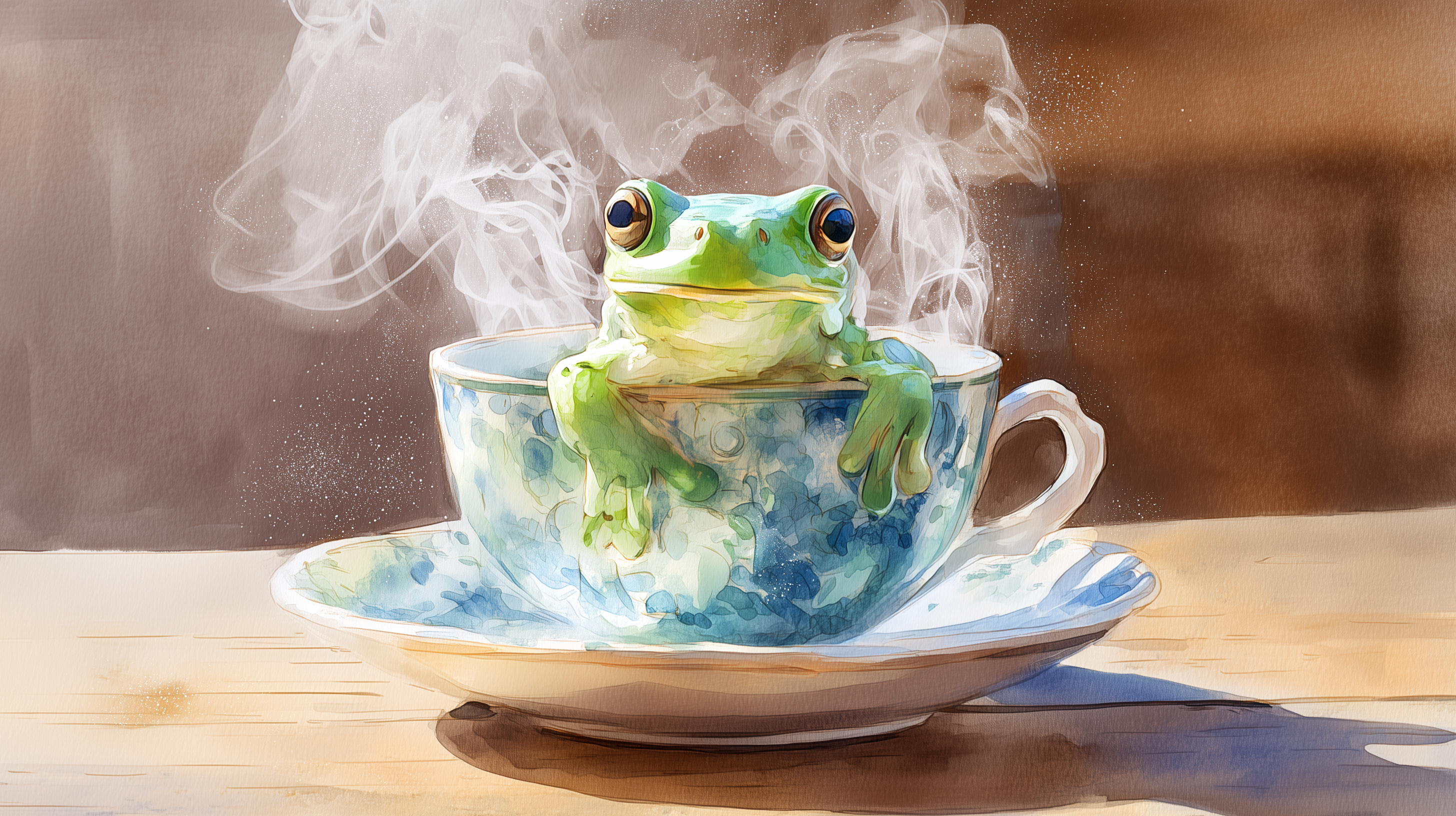 fond d'écran Grenouille Huawei téléchargement gratuit