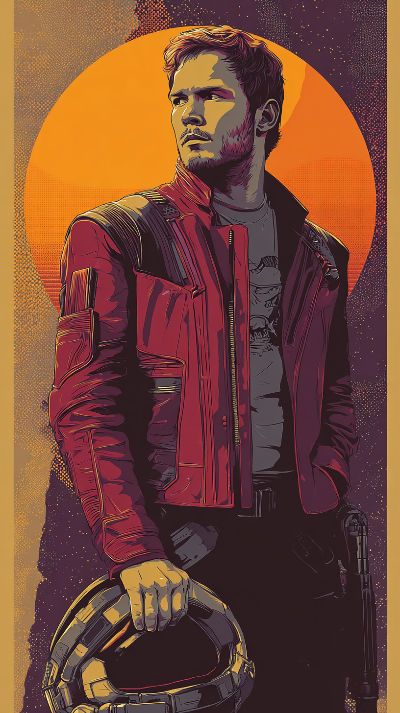 fond d'écran Star Lord téléphone Motorola gratuit