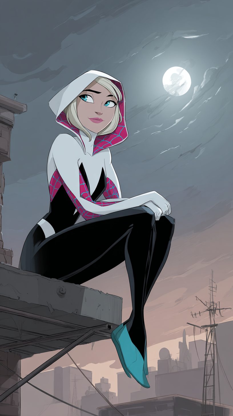 fond d'écran Gwen Stacy téléphone Motorola télécharger gratuit