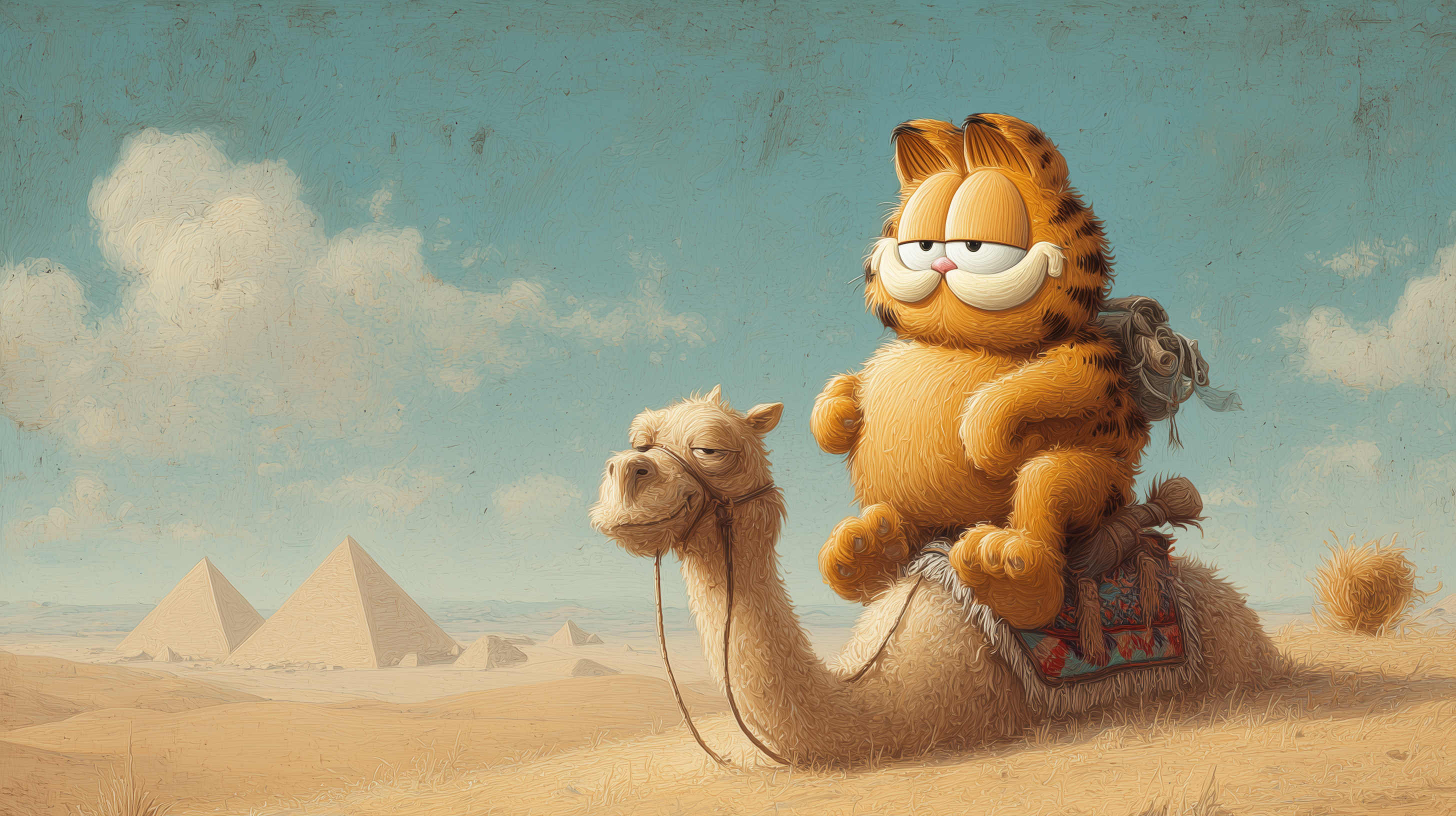 fond d'écran Garfield 5k pc téléchargement gratuit